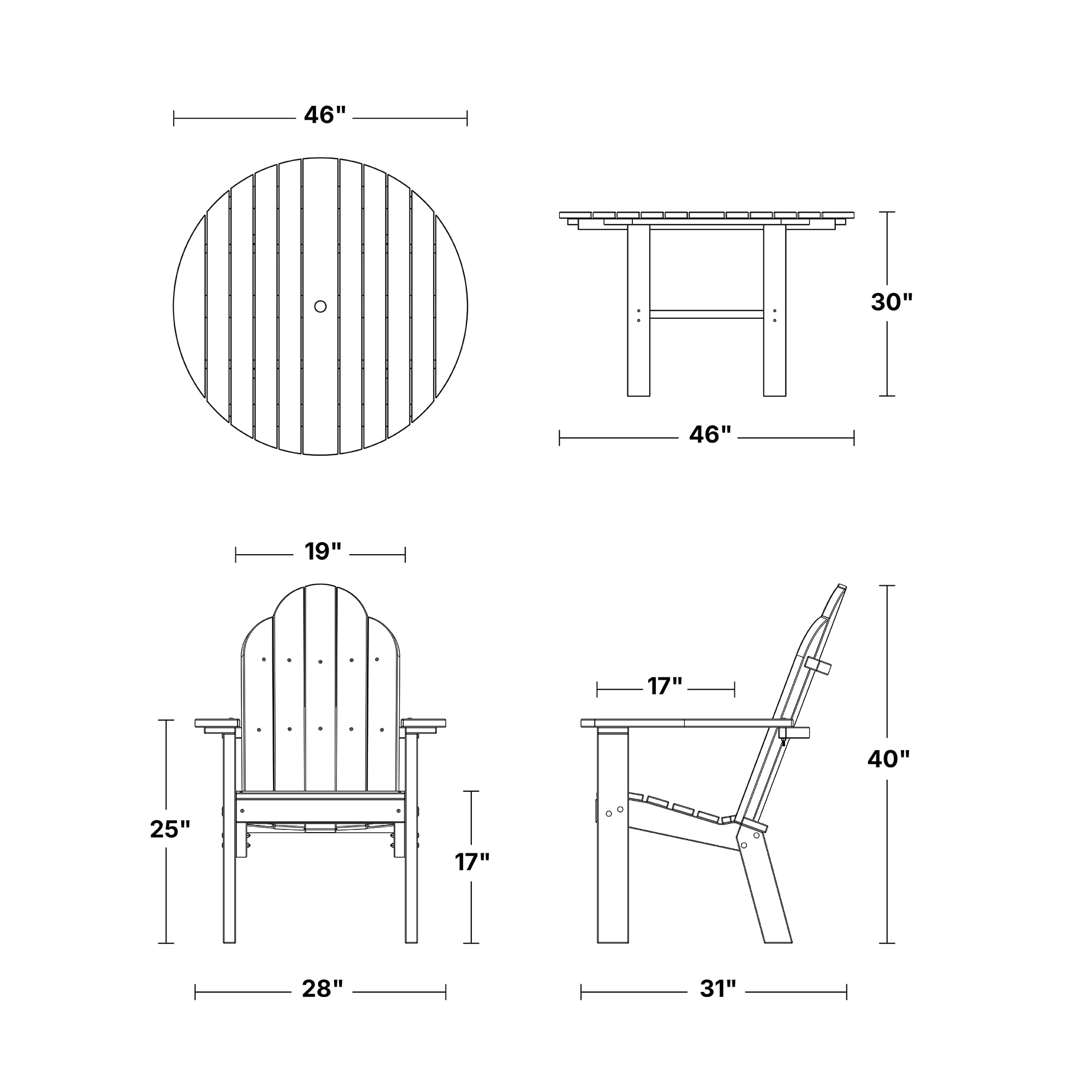 Wildridge LCC-280-CR Patio-Dining-Sets - View #6