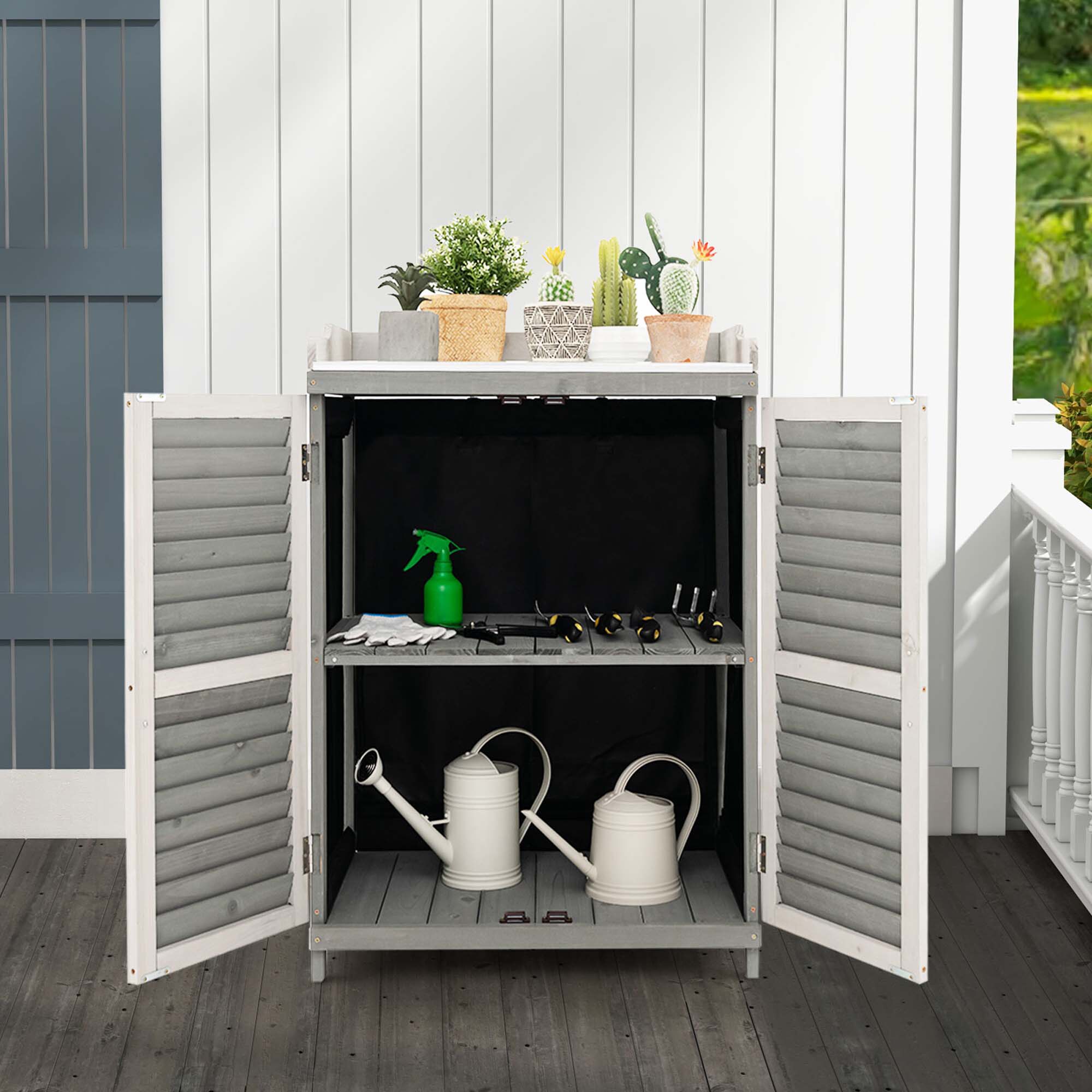 Costway LWS00825 Small-Outdoor-Storage - View #9