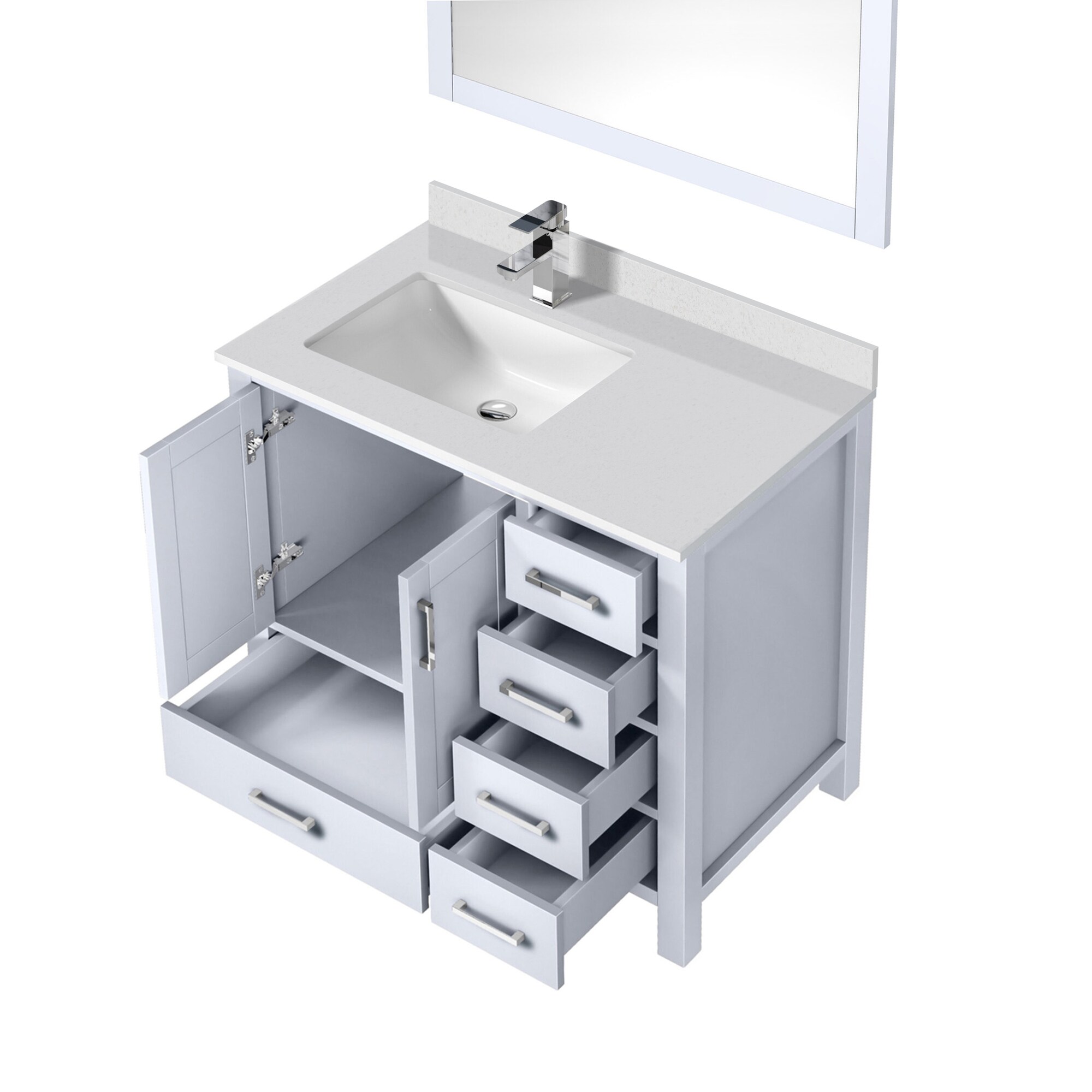 Lexora LVJ36SA311L Bath-Vanity-Combo - View #3
