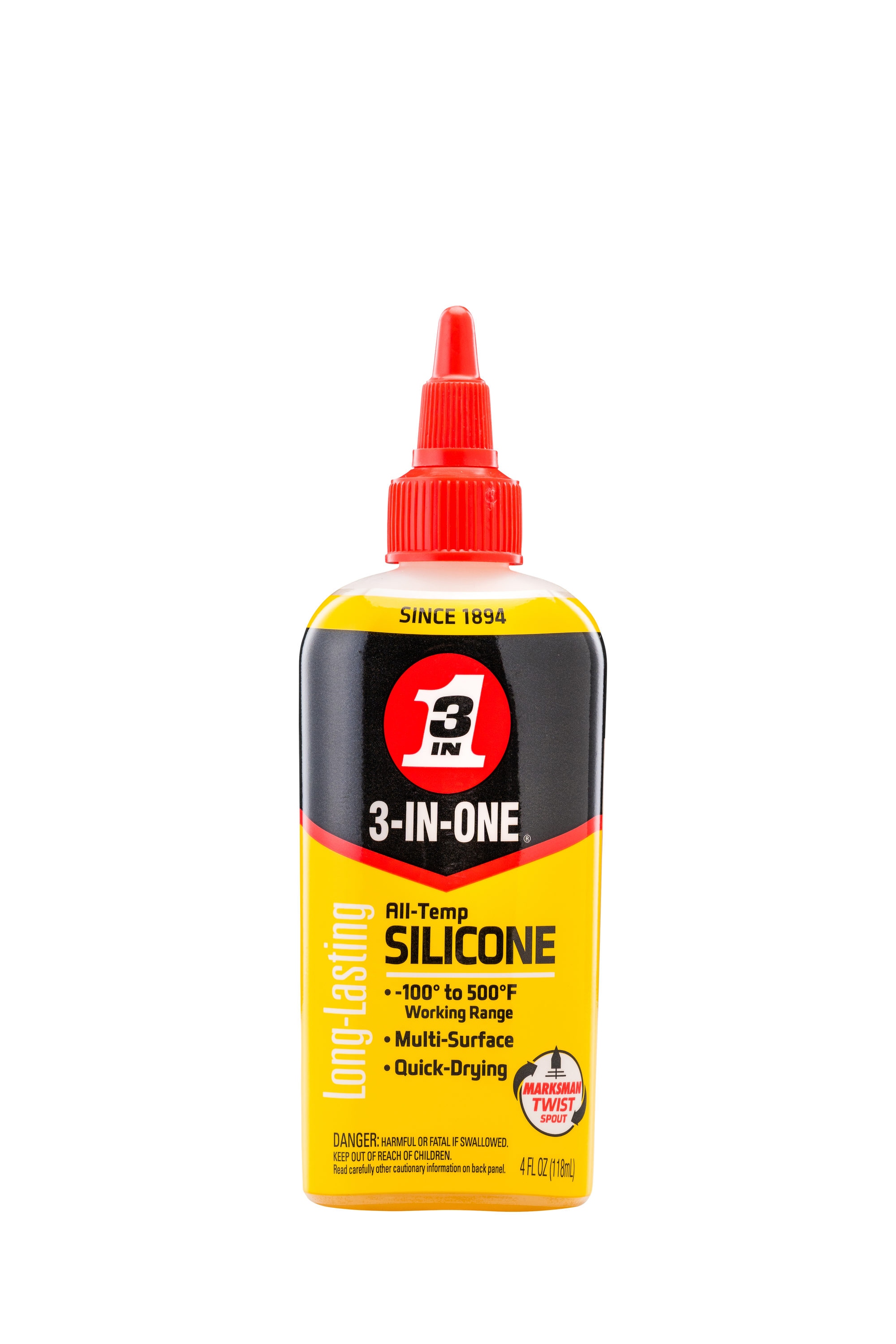 3-IN-ONE 4-oz All-temperature Silicone Drip Oil in the Hardware Lubricants  department at