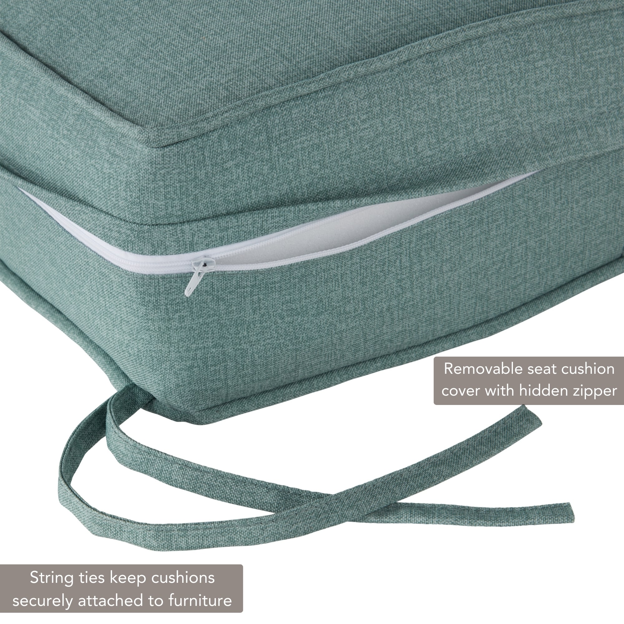 Greendale Home Fashions OC7820-SEAGLASS Patio-Furniture-Cushions - View #4