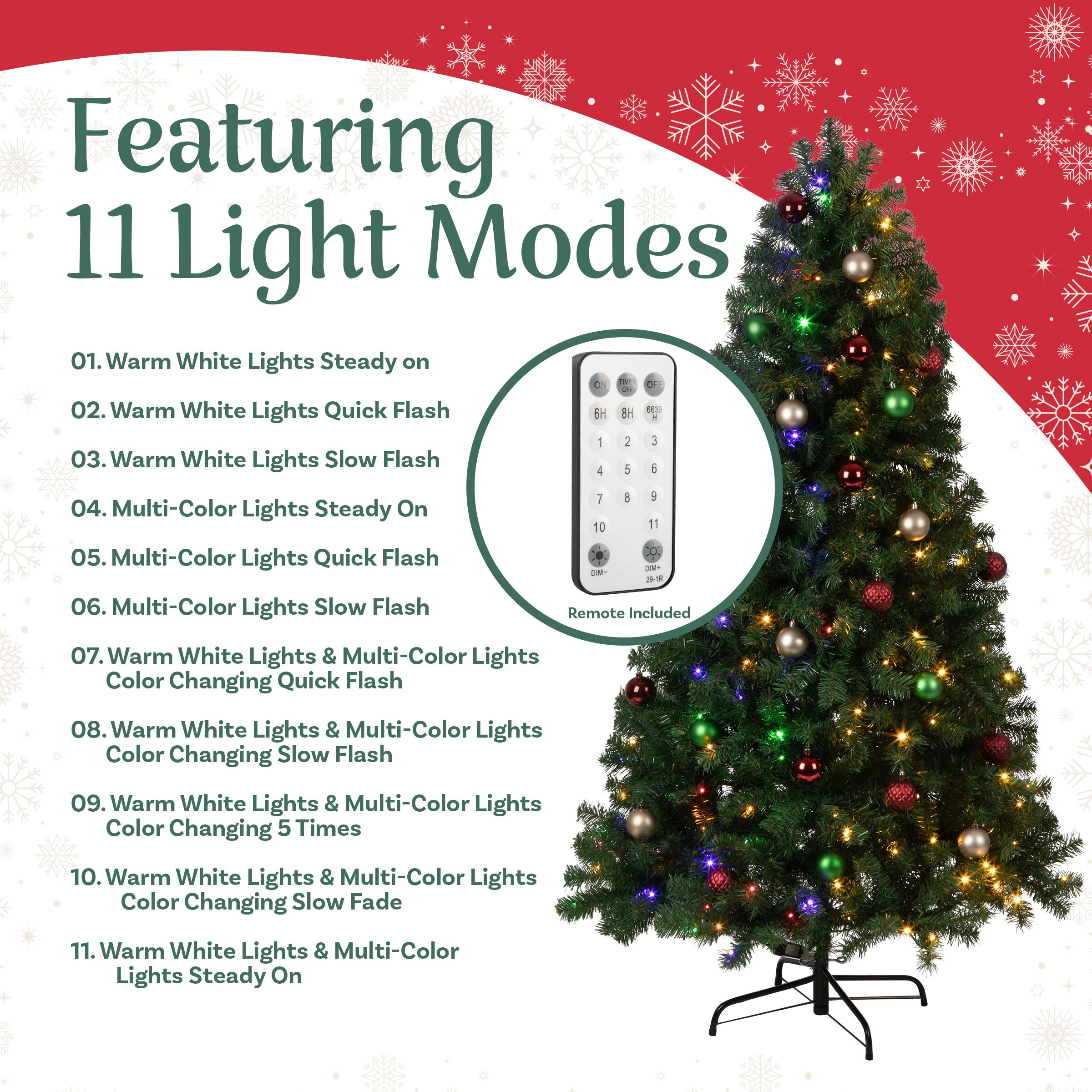 Elf Stor 50-300-6LIT Artificial-Christmas-Trees - View #2