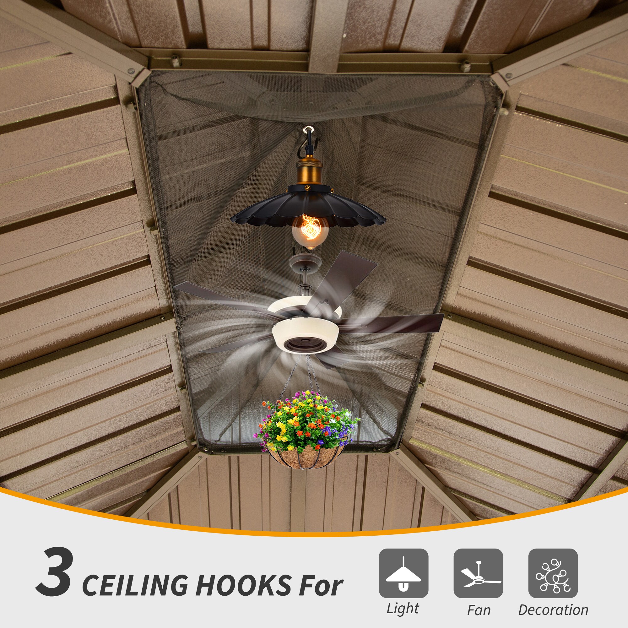 Bybafun YF4800026 Wood-Resin-Gazebos - View #4