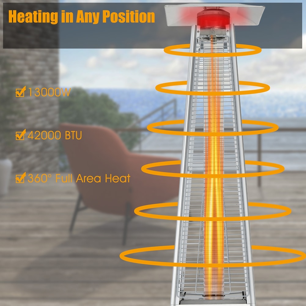 Costway CSHY001495 Outdoor-Electric-Patio-Heaters - View #6