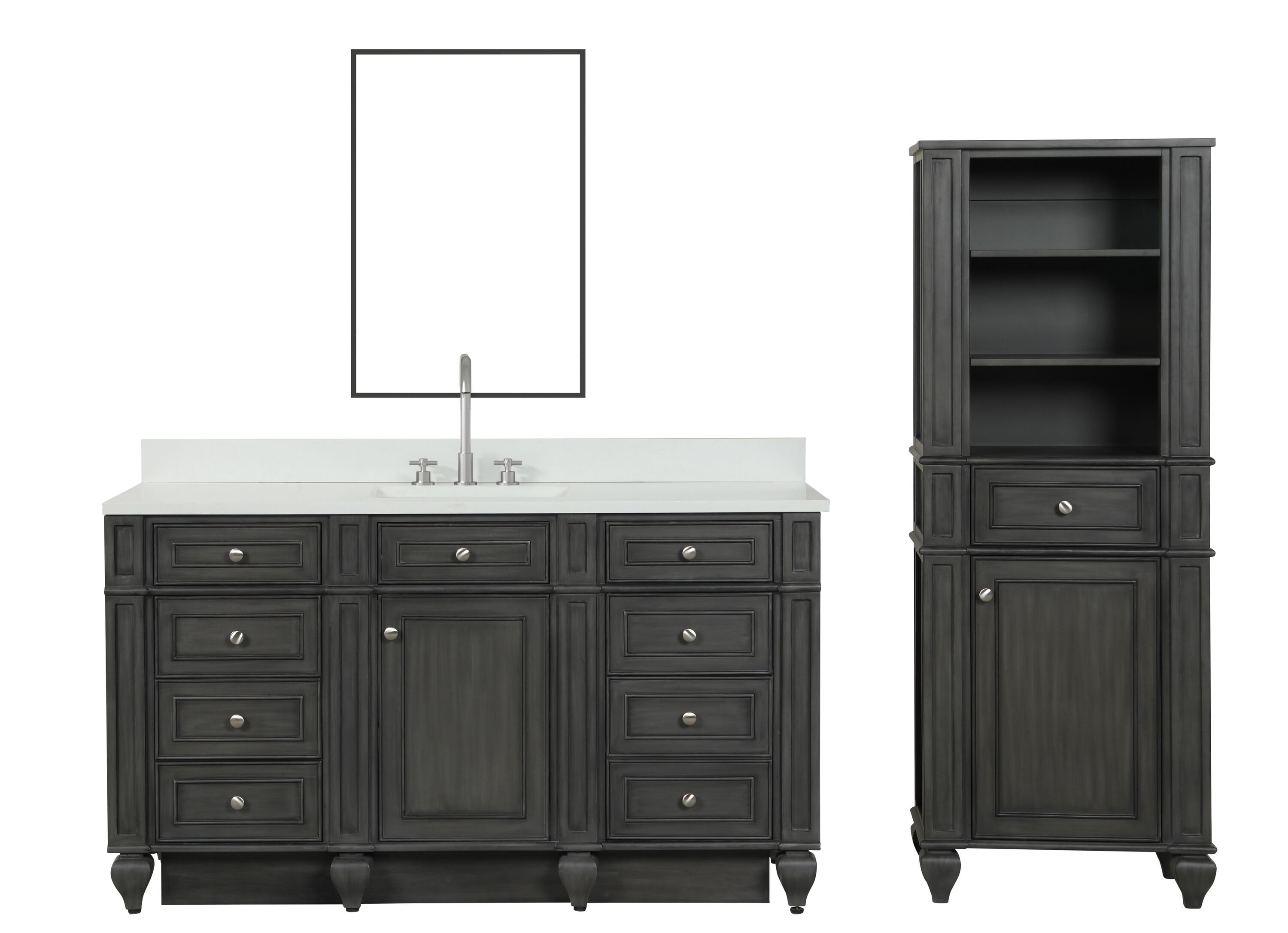 Design Element WN-60S-GY Bath-Vanity-Combo - View #15