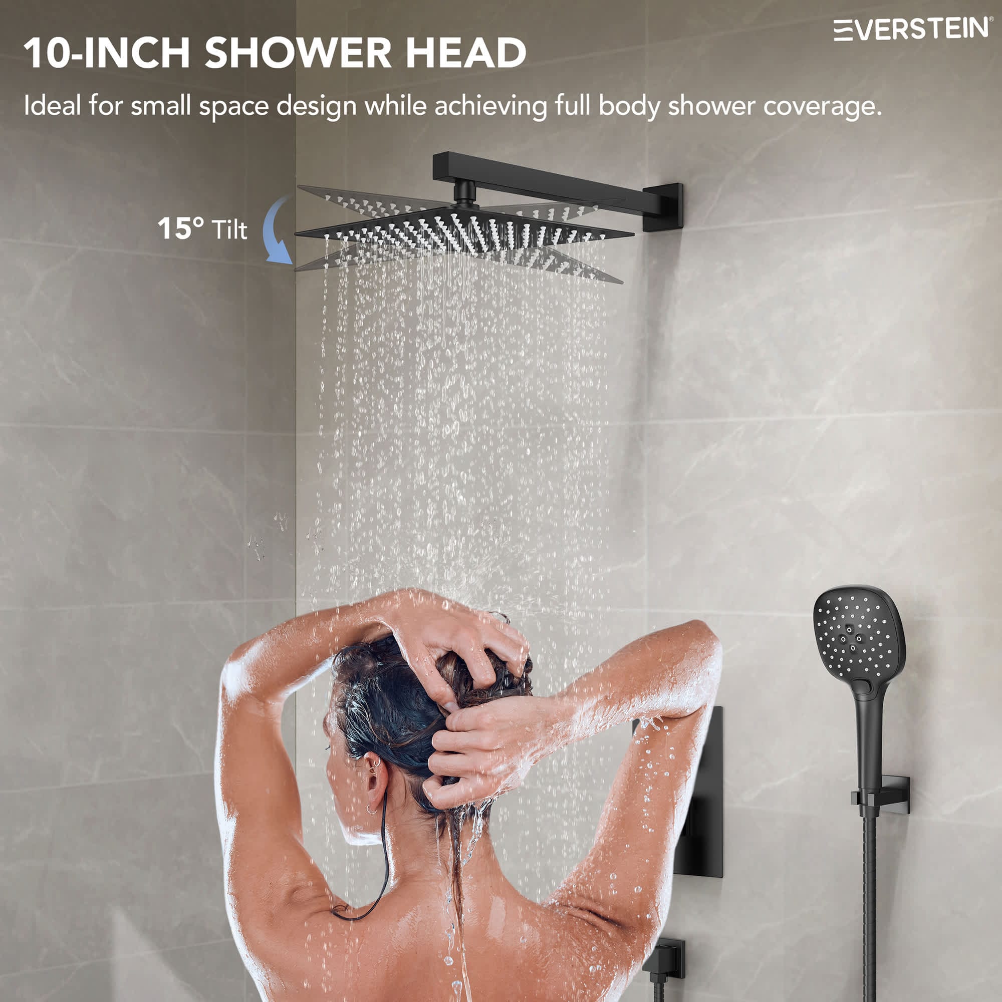 EVERSTEIN M6646BI-10BL Tub-Shower-Faucets - View #3