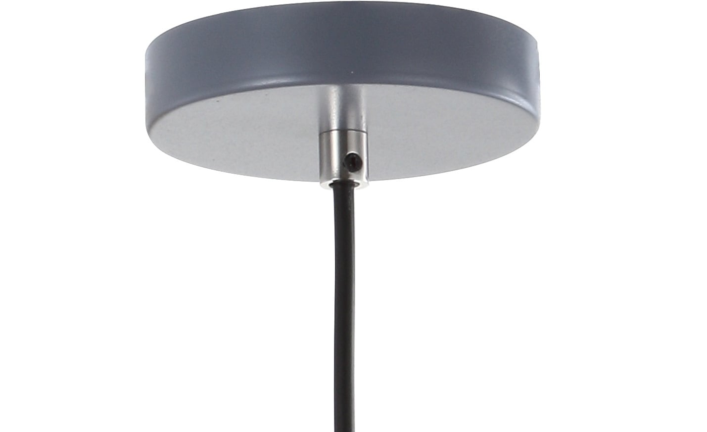 Paul 11" Adjustable Farmhouse Metal LED Pendant in Gray