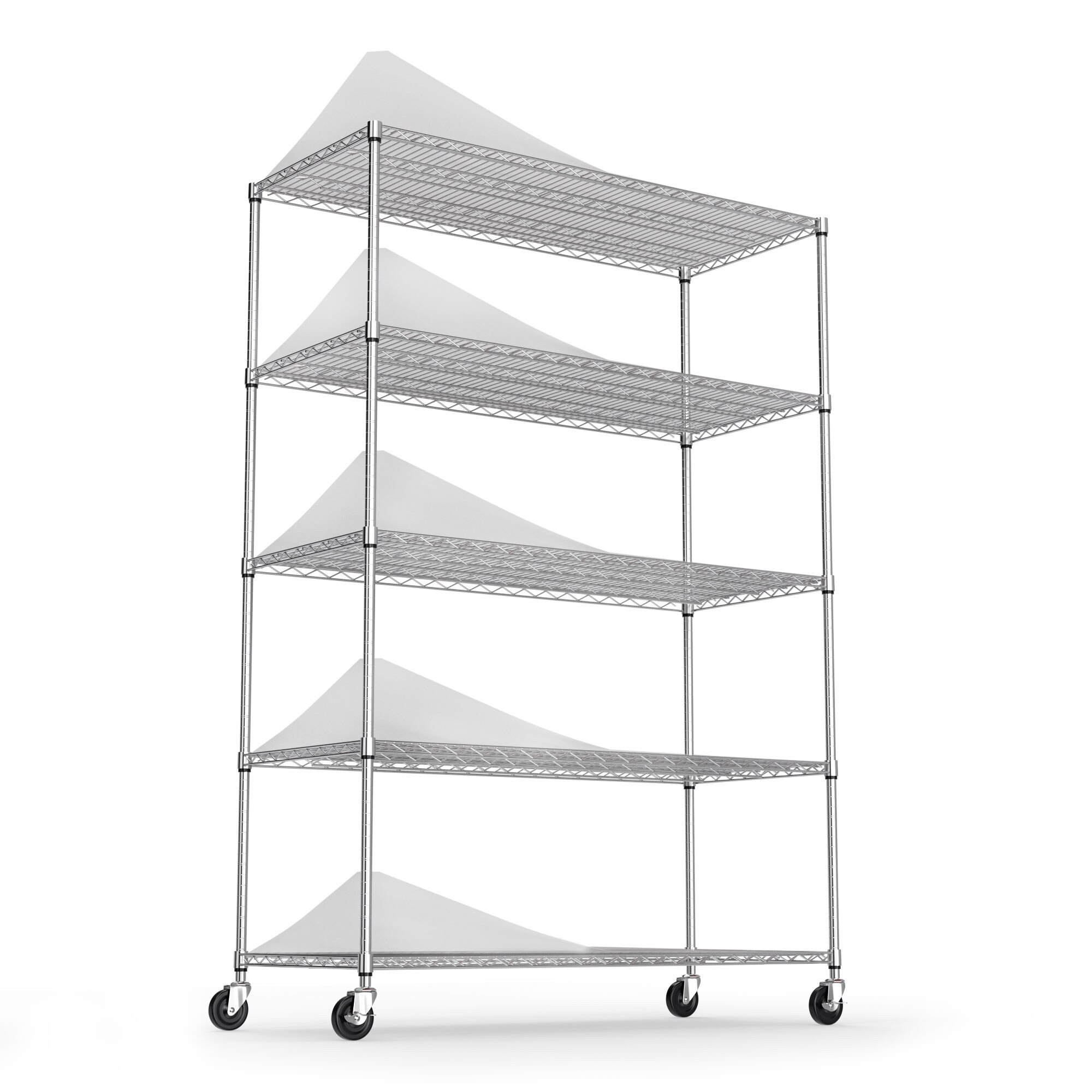 Metal Heavy Duty 5tier Utility shops Shelving