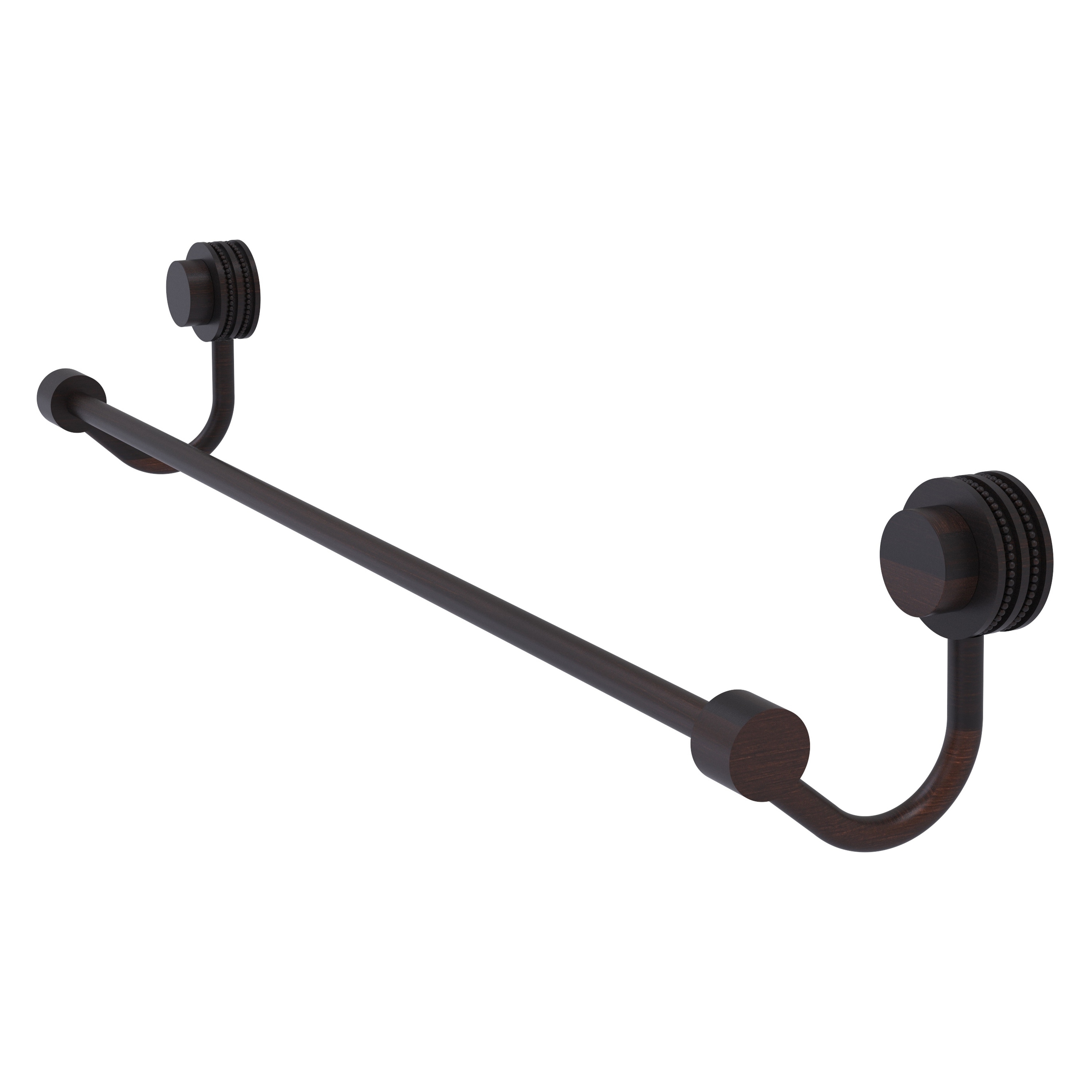 Allied Brass 421D/36-VB Venus 36-in Venetian Bronze Wall mount Single Towel Bar