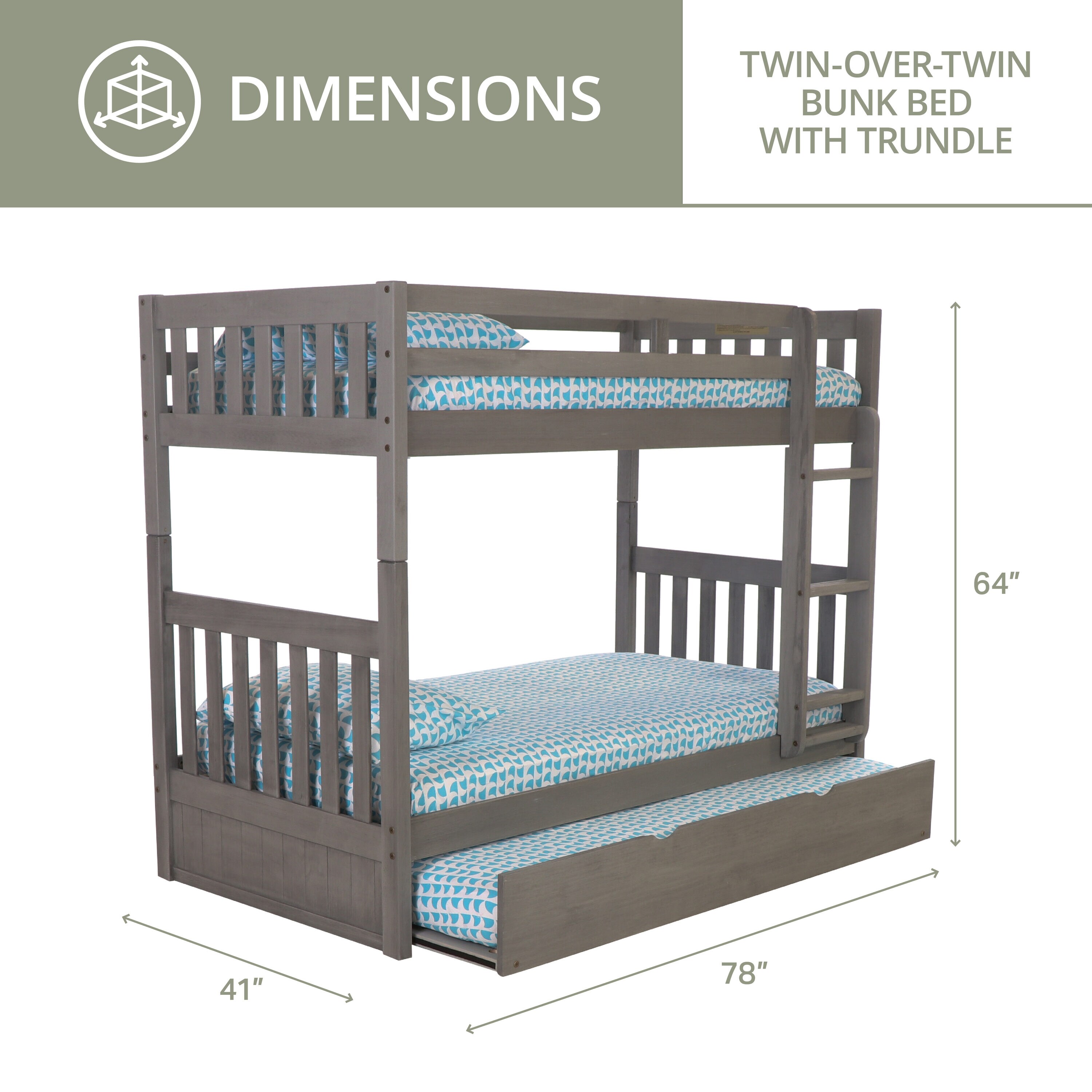 A Furniture Classics 83211TRU-22 Bunk-Beds - View #3