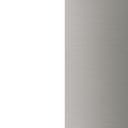 White / Satin Steel