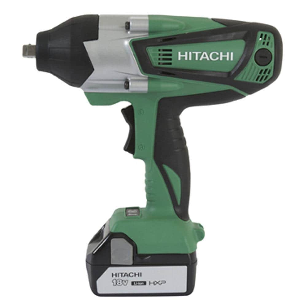 Belegering satire Pijnstiller Hitachi 18-volt Variable Speed 1/2-in square Drive Cordless Impact Wrench  in the Impact Wrenches department at Lowes.com