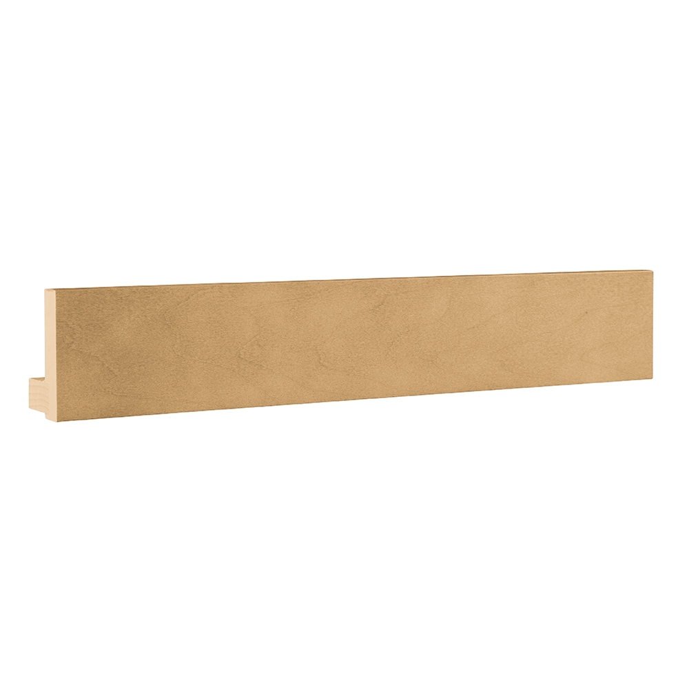 allen + roth 58405IB Innsbrook Square Edge Moulding 94-in W x 3-in H x 2-in D Rye Stained (Cabinet Starter Molding)