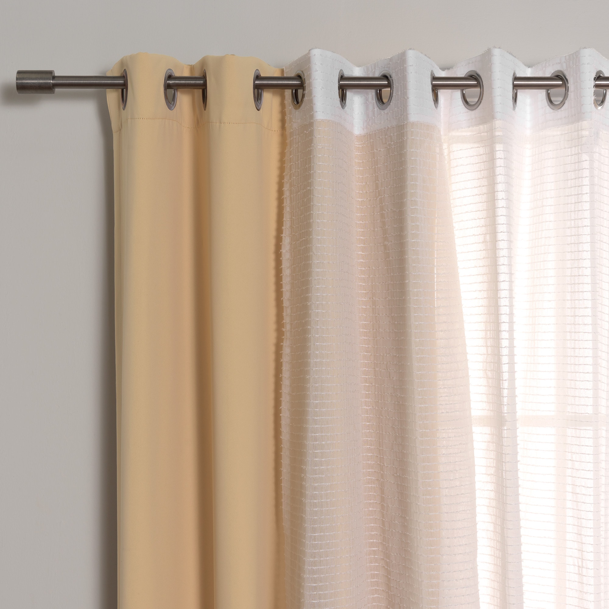 Best Home Fashion MM-STRIPE-96-SUNLGHT curtains - View #2