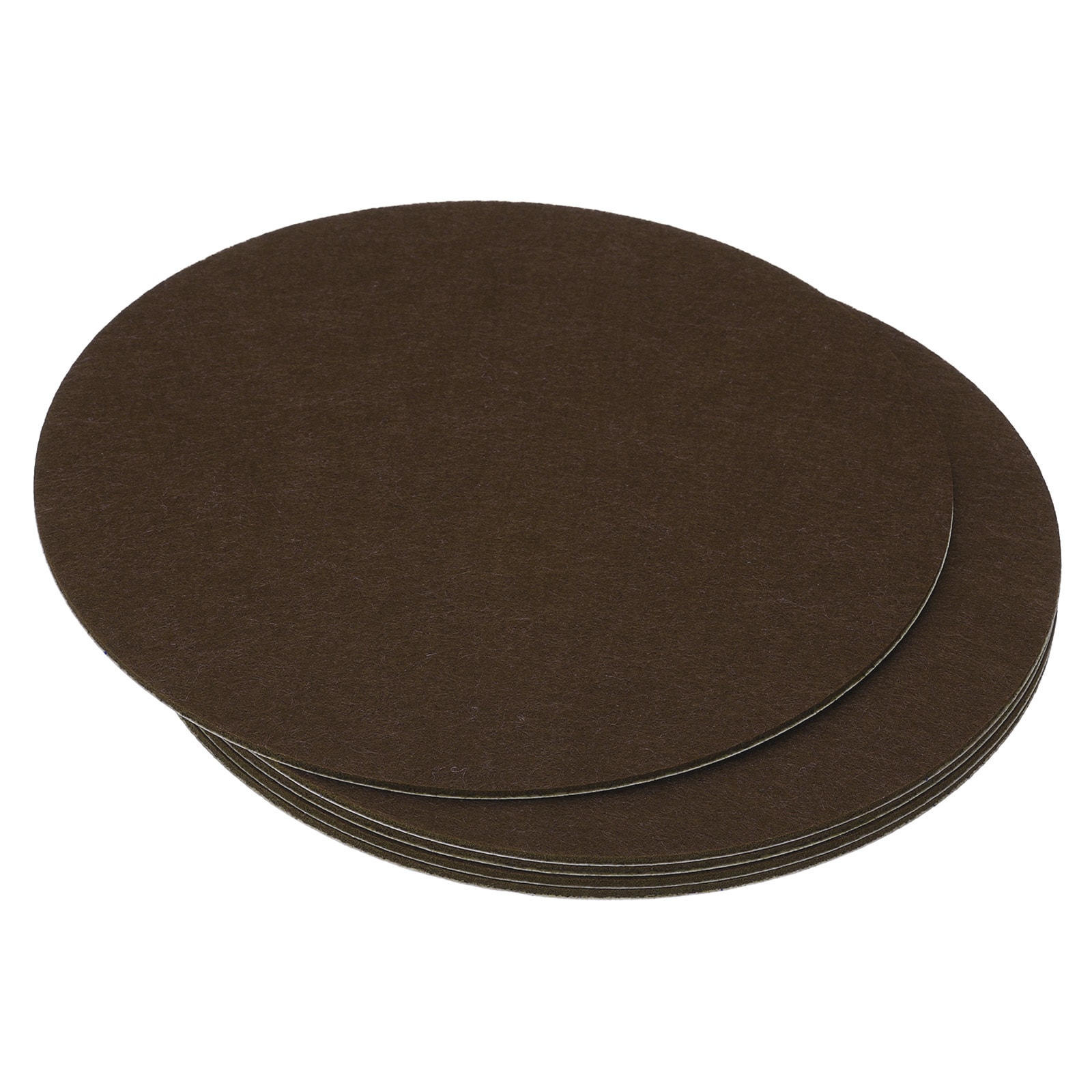 PATIKIL - 11inch Diameter Lamp Base Felt 5pcs 2mm Thickness Round Soft Adhesive Non-slip Anti-scr...