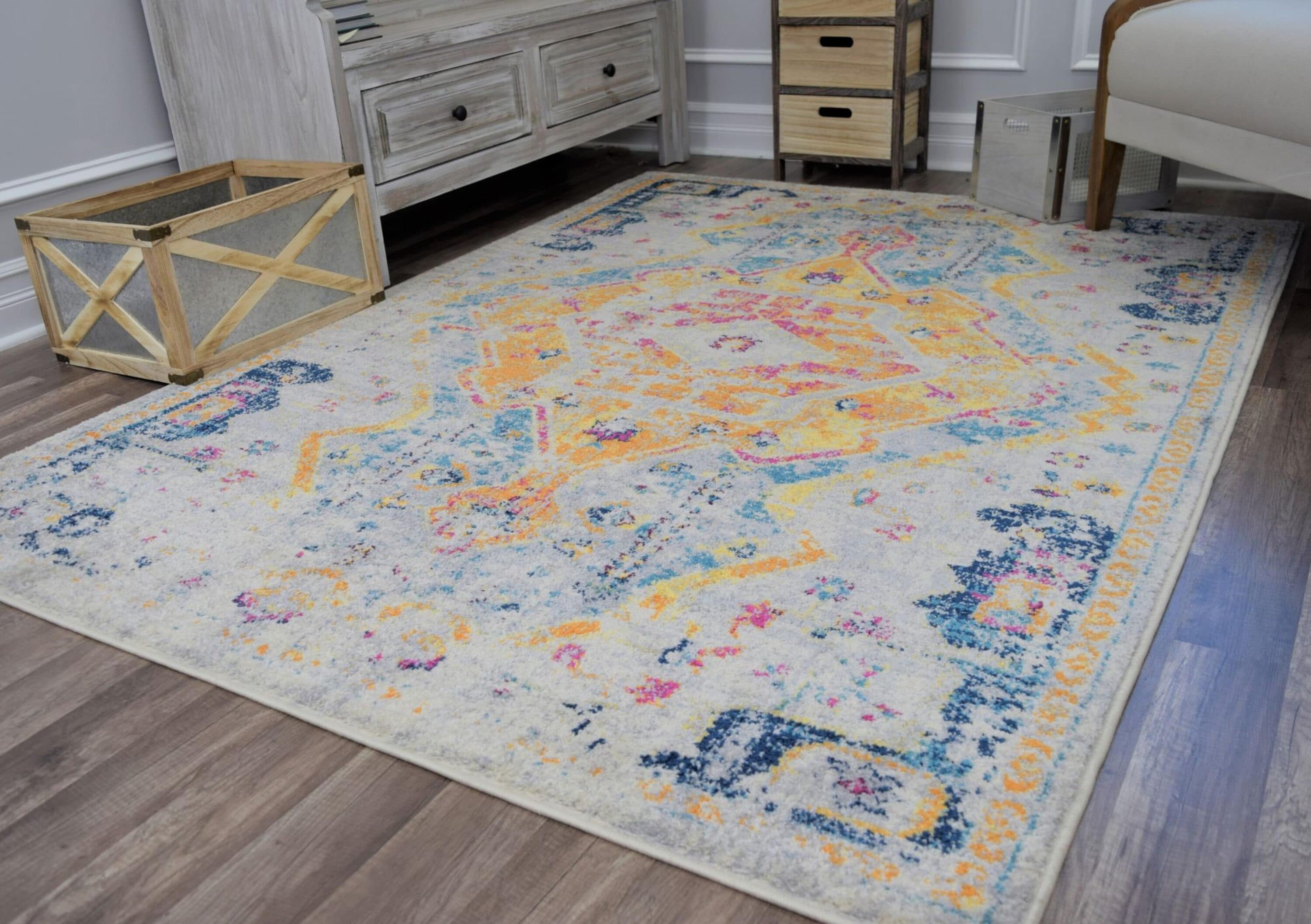 Rugs America 27810 Peyton 2 x 8 (ft) Loomed Polypropylene Russet Rectangular Indoor Medallion Vintage Area rug