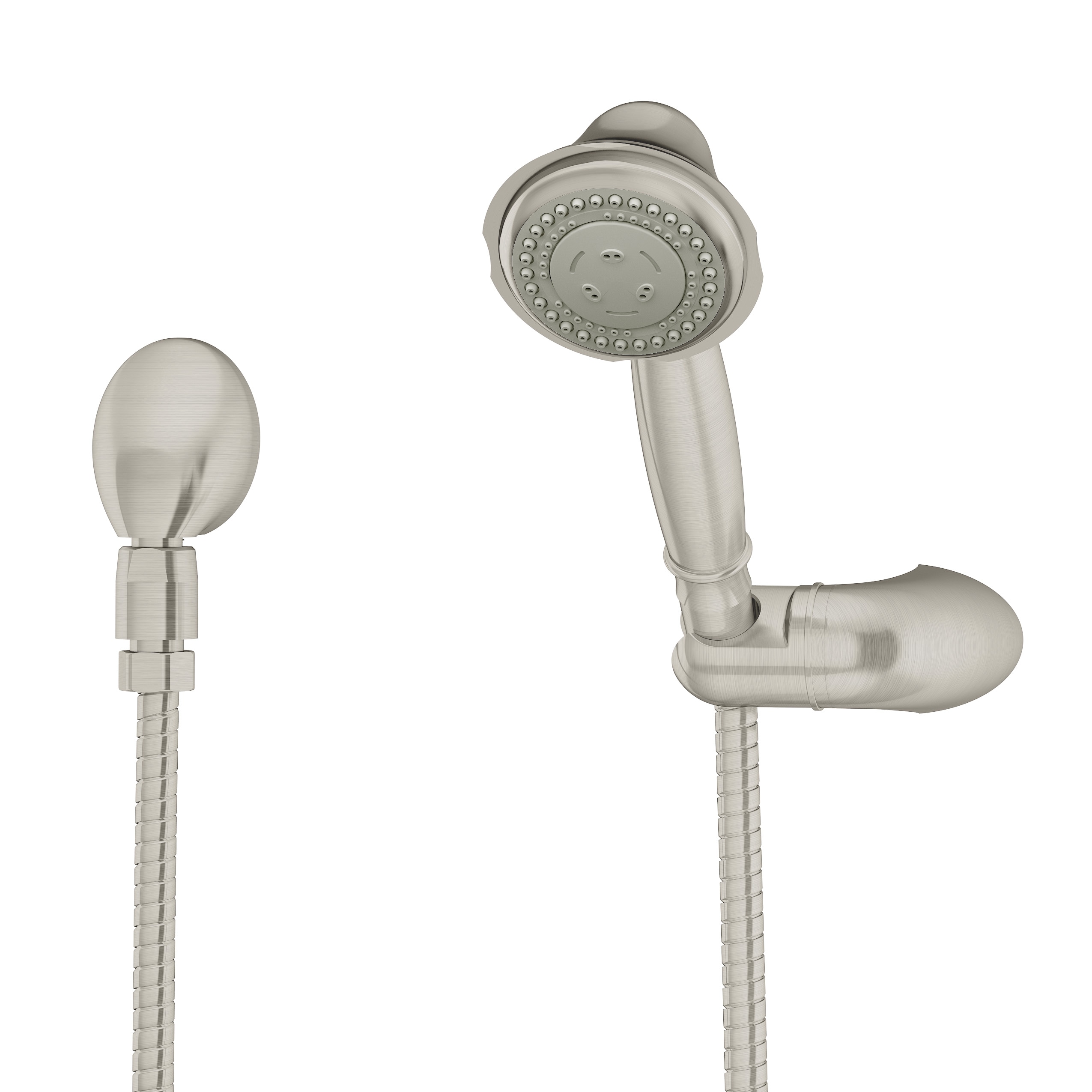 Symmons 442HS-STN Carrington 1.0 -Spray Satin Nickel 3.25-in Round Fixed Shower Head 2.5 GPM