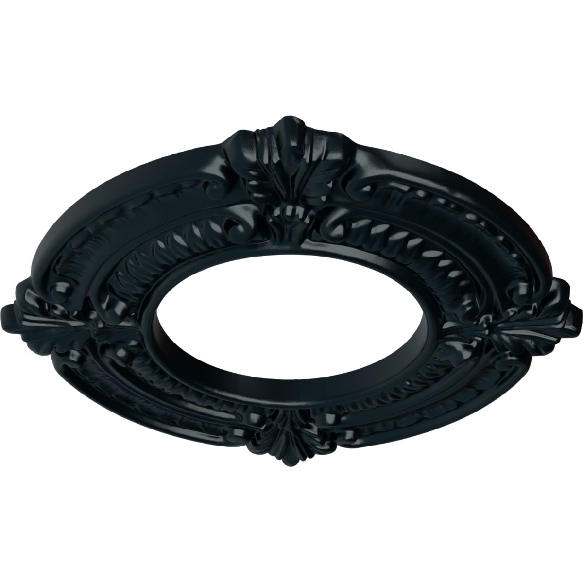 Benson 9'' Night Shade Polyurethane Ceiling Medallion