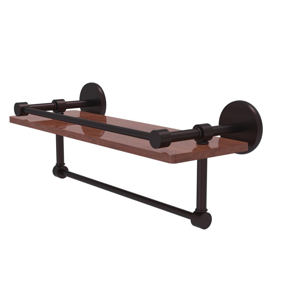 Allied Brass P10-1TB-16GL-IW-ABZ Prestige Skyline Antique Bronze Wall mount Bathroom Shelf ( 16-in x 5-in x 5-in )