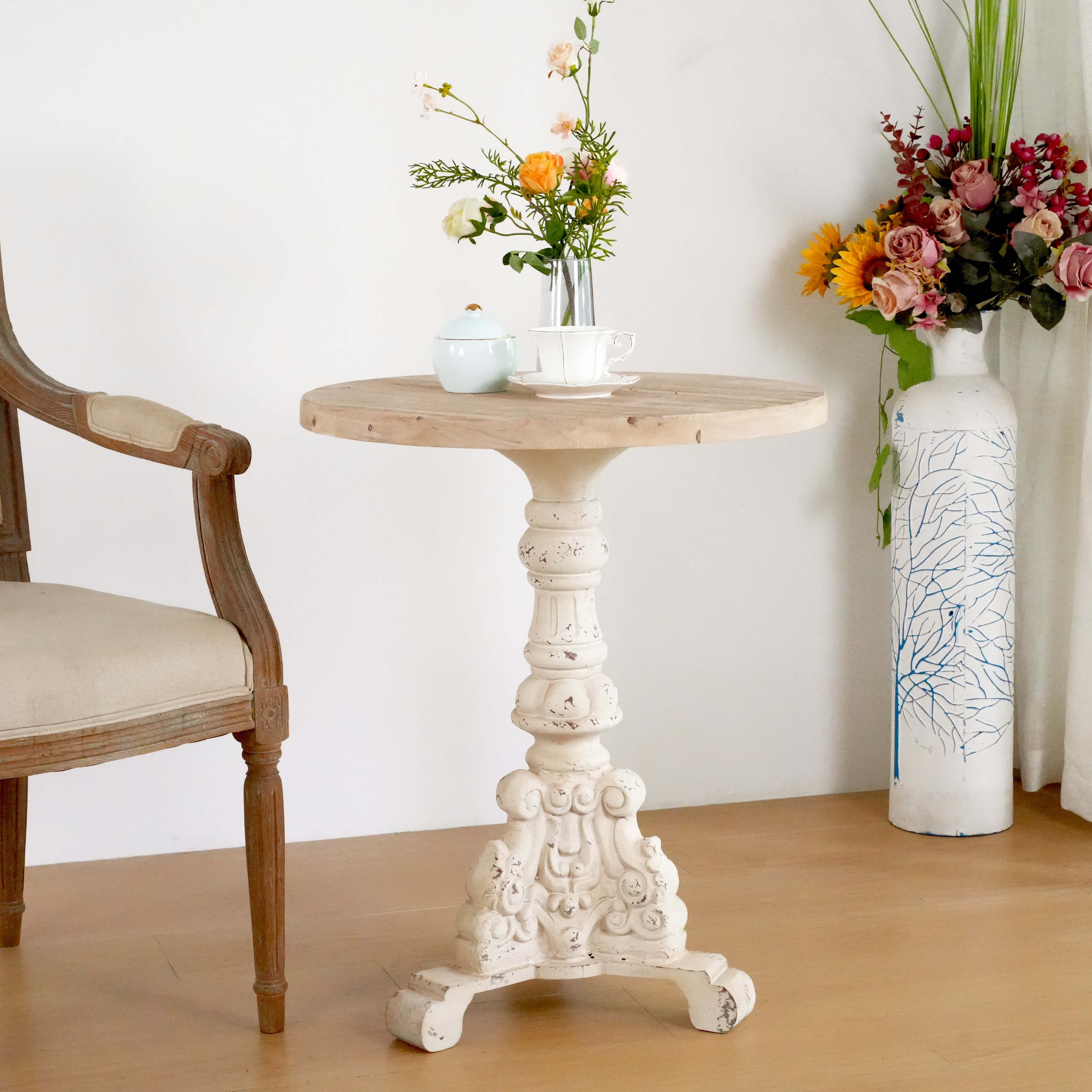 Christopher Knight Home 335210 Zephyrine MGO Accent Coffee Table-White