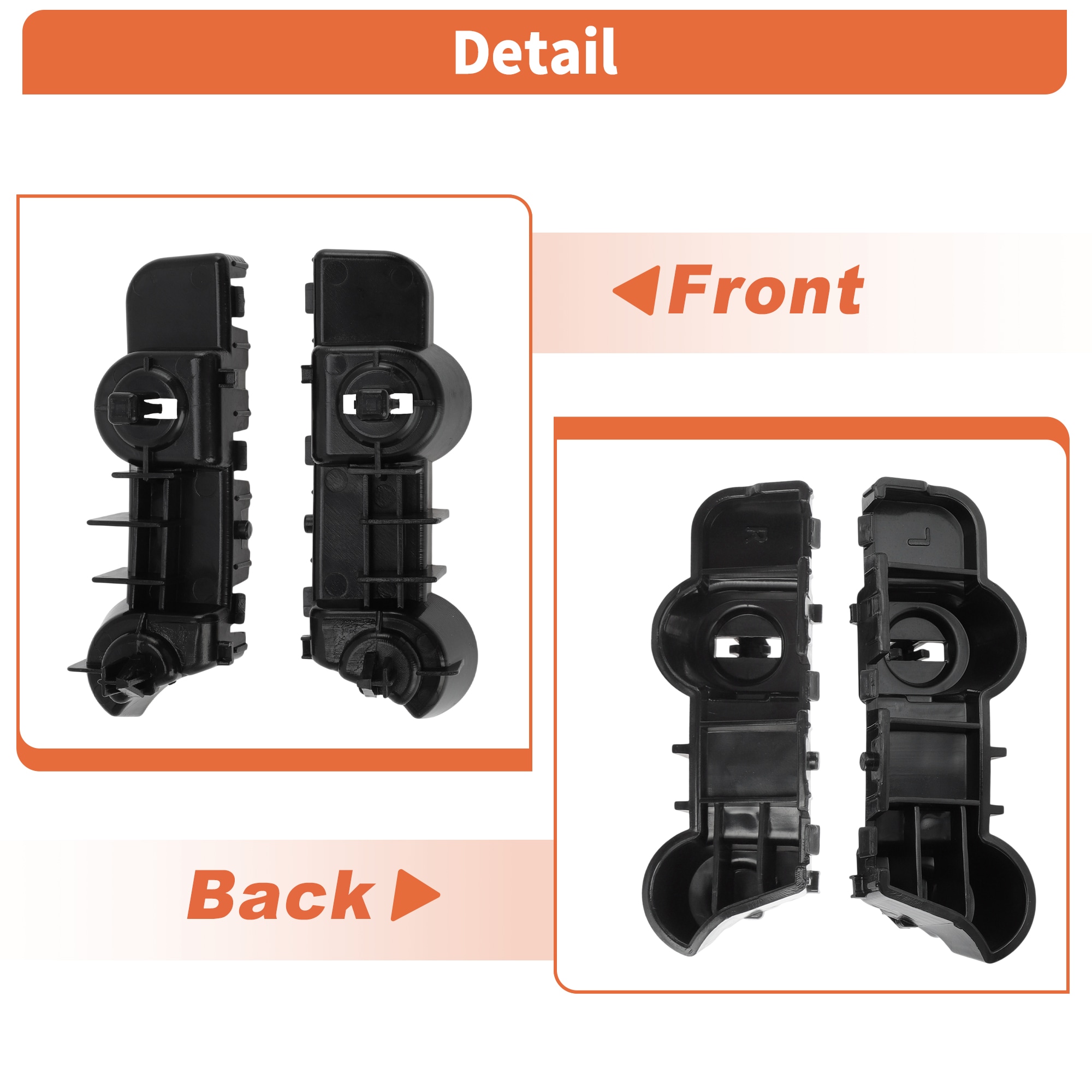 Unique Bargains Front Bumper Bracket for Nissan Maxima Sedan 2009