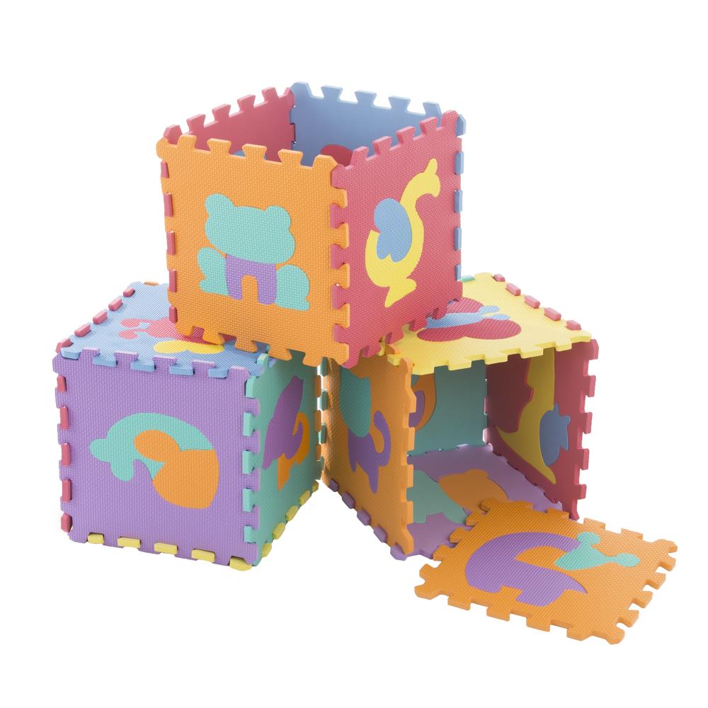 Giant Classic Tic Tac Toe Game ? Oversized Interlocking Colorful Eva Foam Squares with Jumbo x and O Pieces for Indoor and Outdoor Play by Hey! Play!