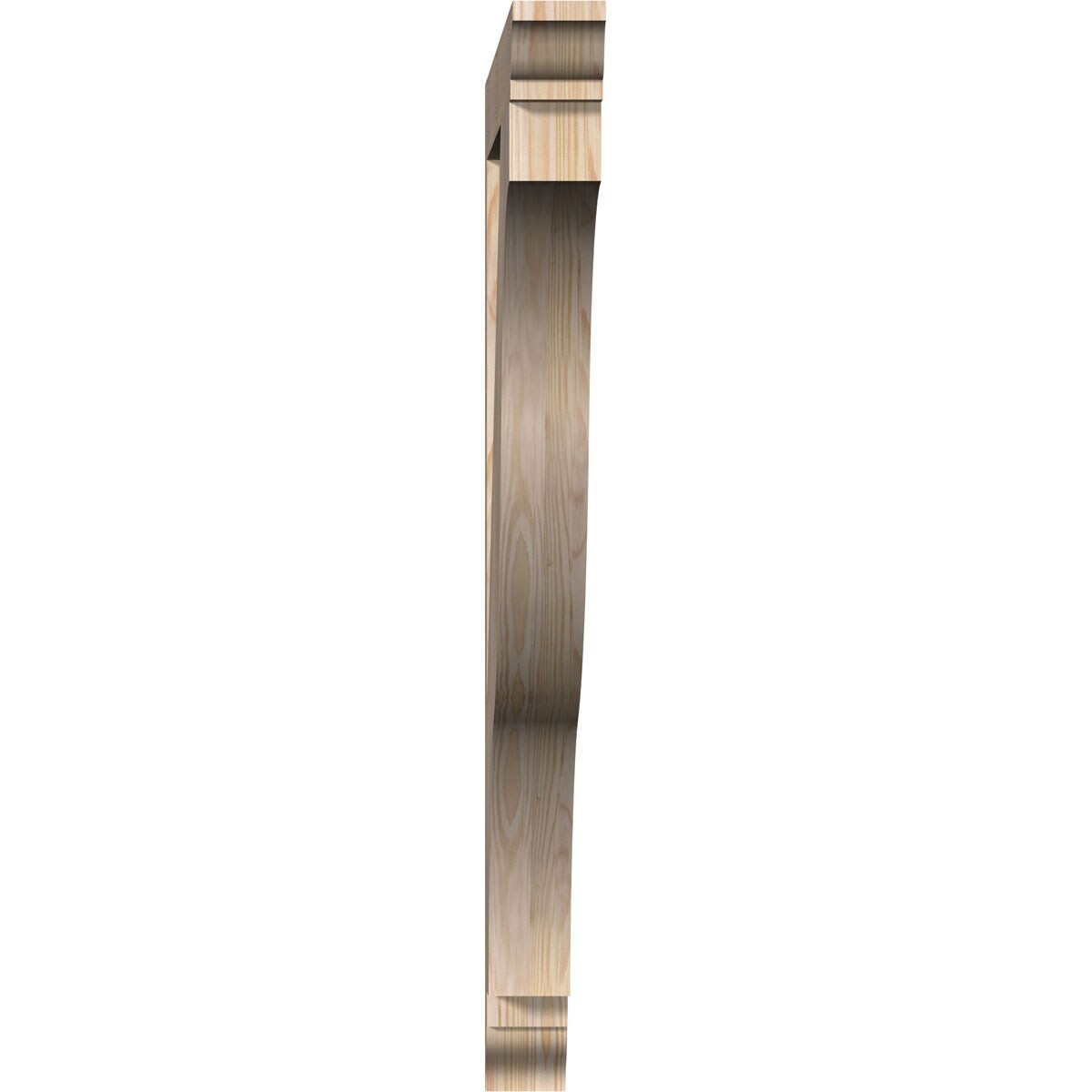 Ekena Millwork BKT04X44X44FST05SDF Exterior-Brackets-Braces - View #4