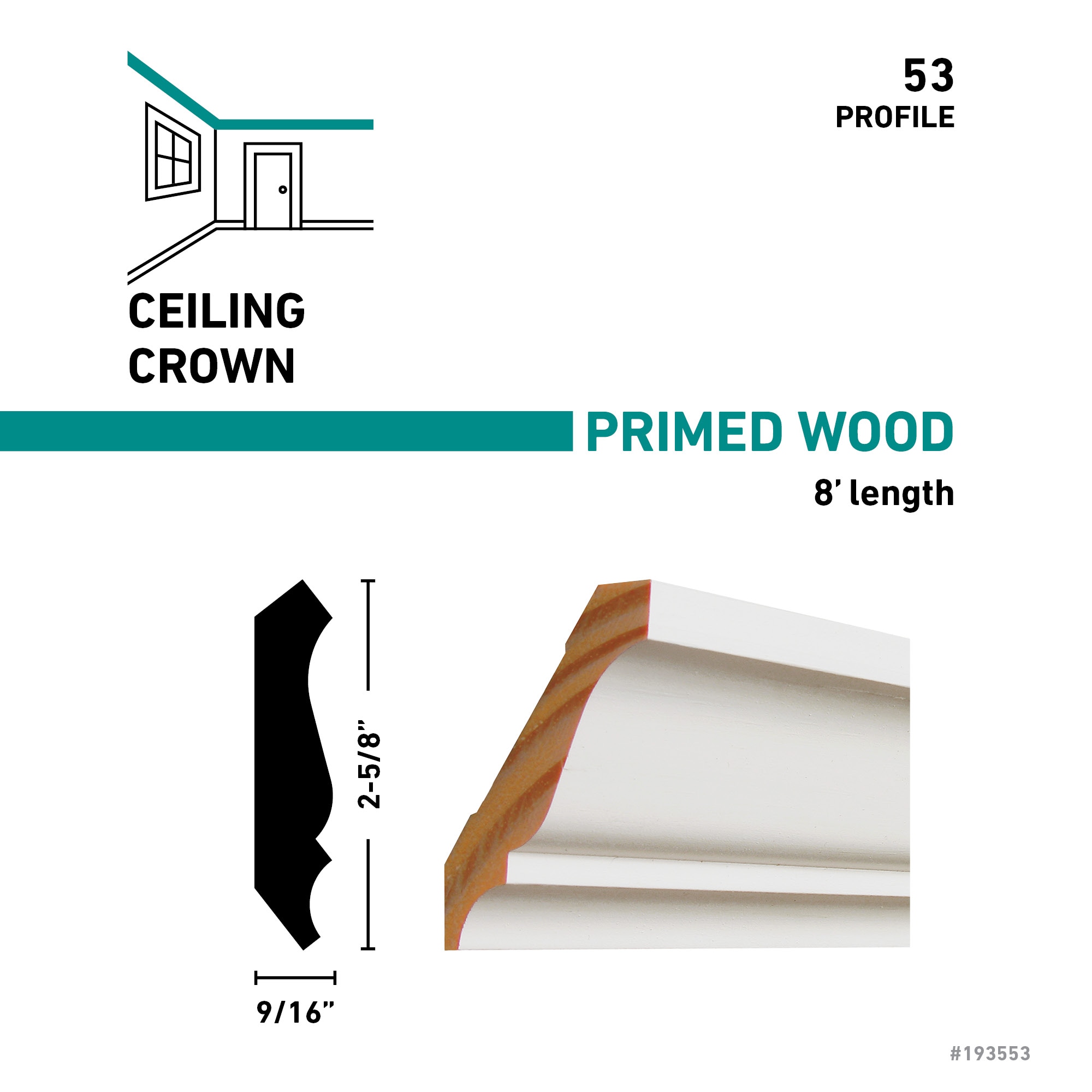 RELIABILT 53 8FJPMD Crown-Moulding - View #3