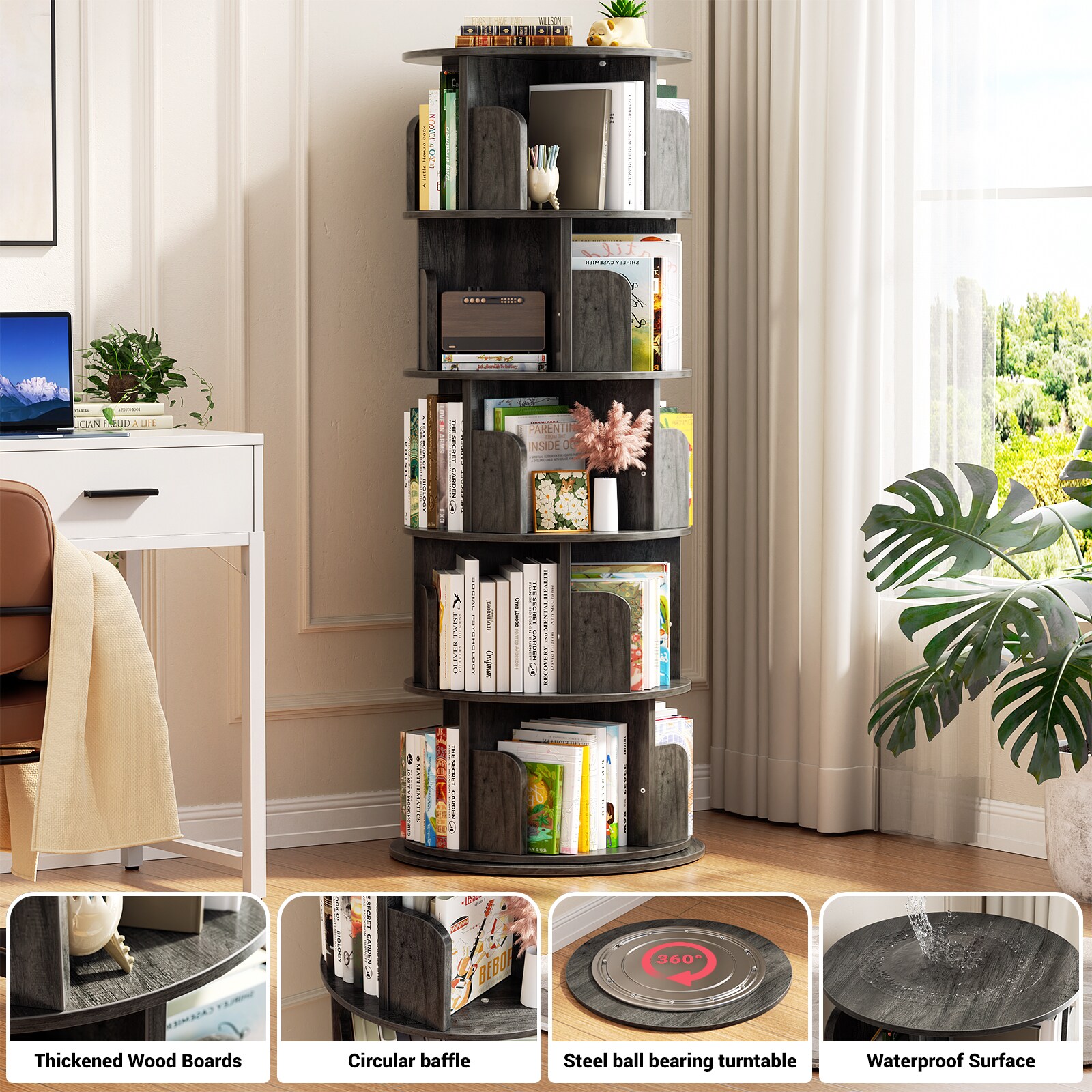 Aheaplus XZSJ-5C-O bookcases - View #3