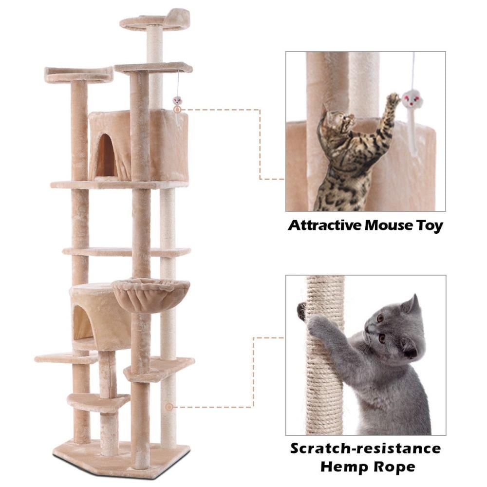 WELLFOR PS-HWY-5189BE Cat-Trees - View #6