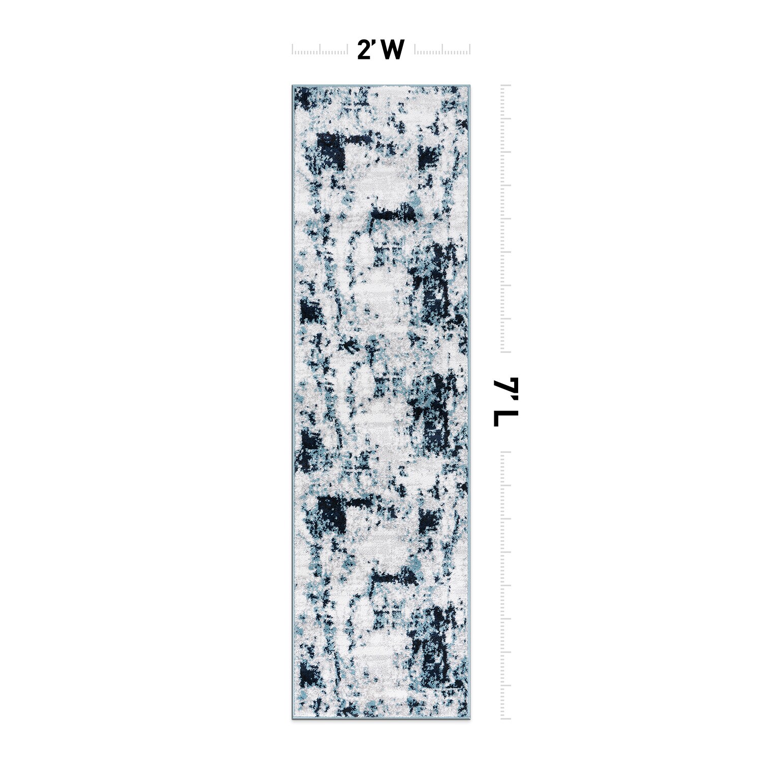 World Rug Gallery 937BLUE2X7 rugs - View #3