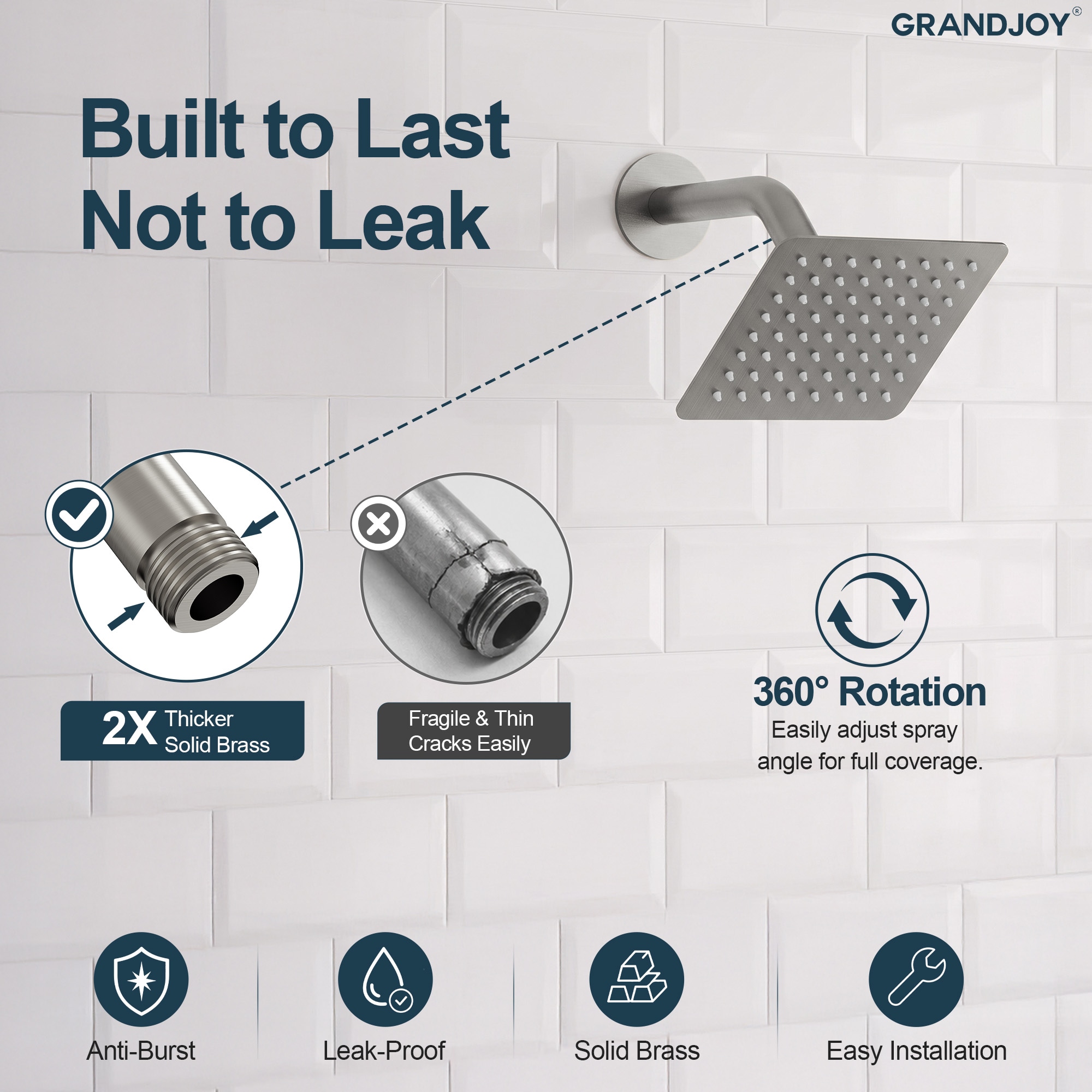 GRANDJOY SGF10GJ-59-BN10 Tub-Shower-Faucets - View #6