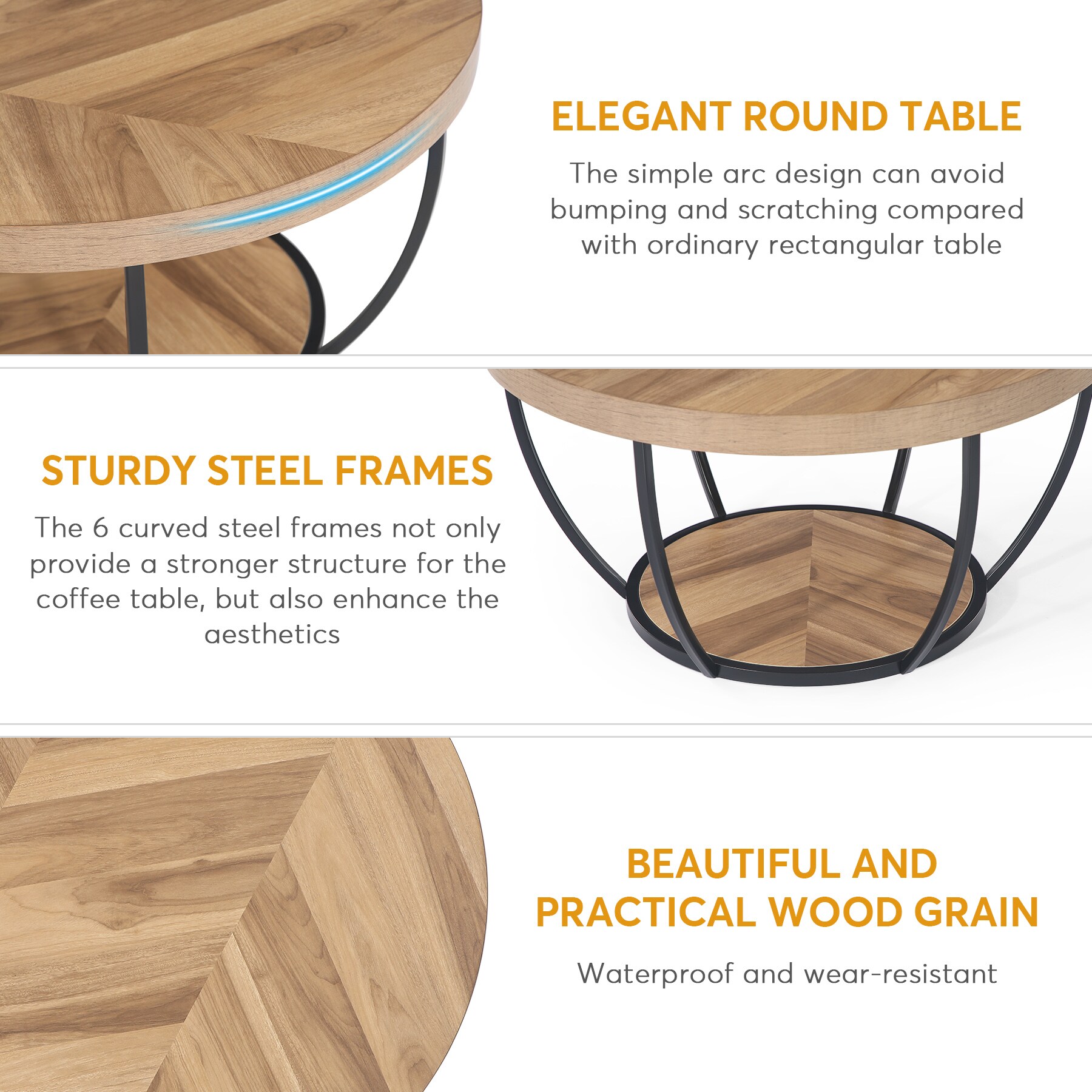 Tribesigns LWFD-NY036 Coffee-Tables - View #6