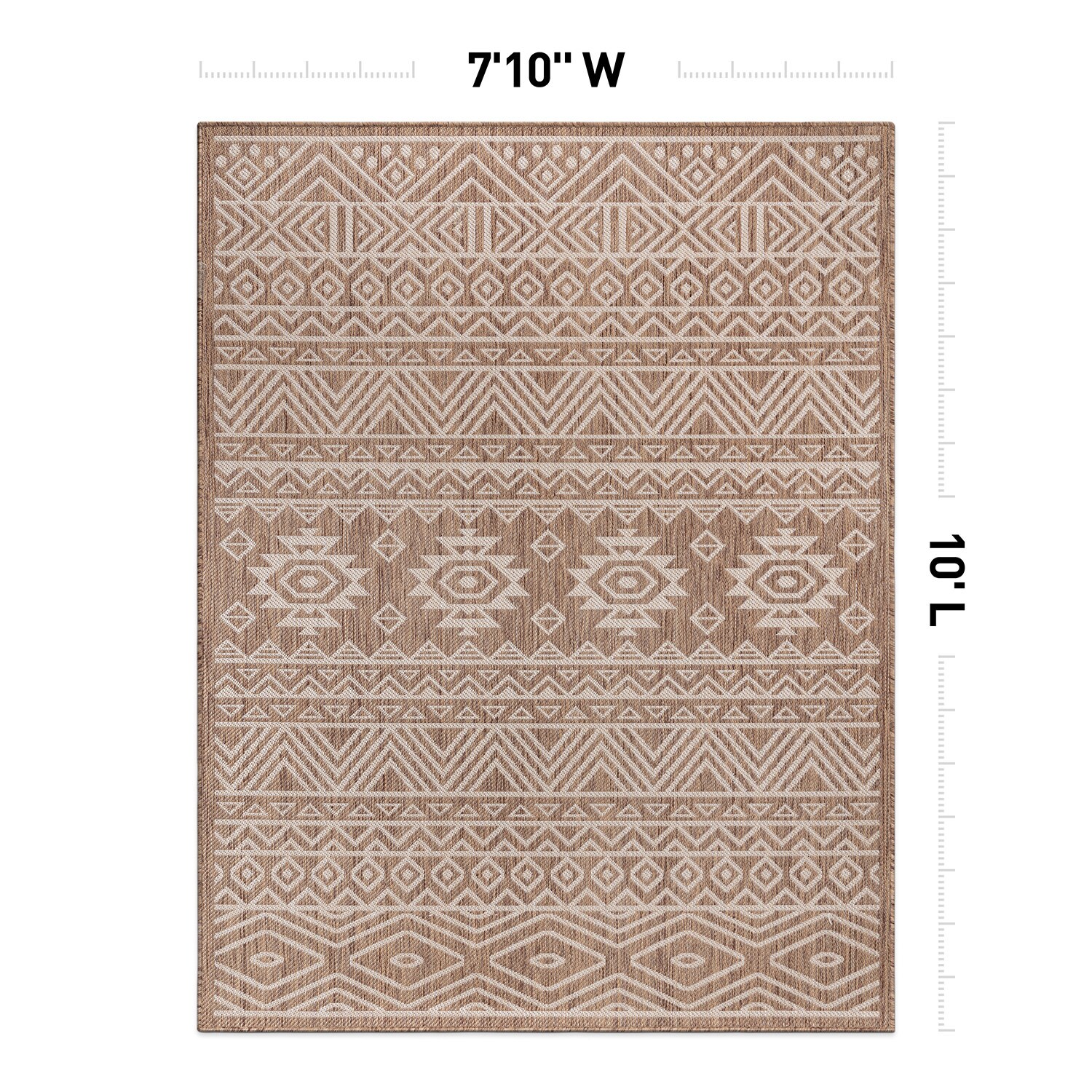 World Rug Gallery 124BROWN8X10 rugs - View #3