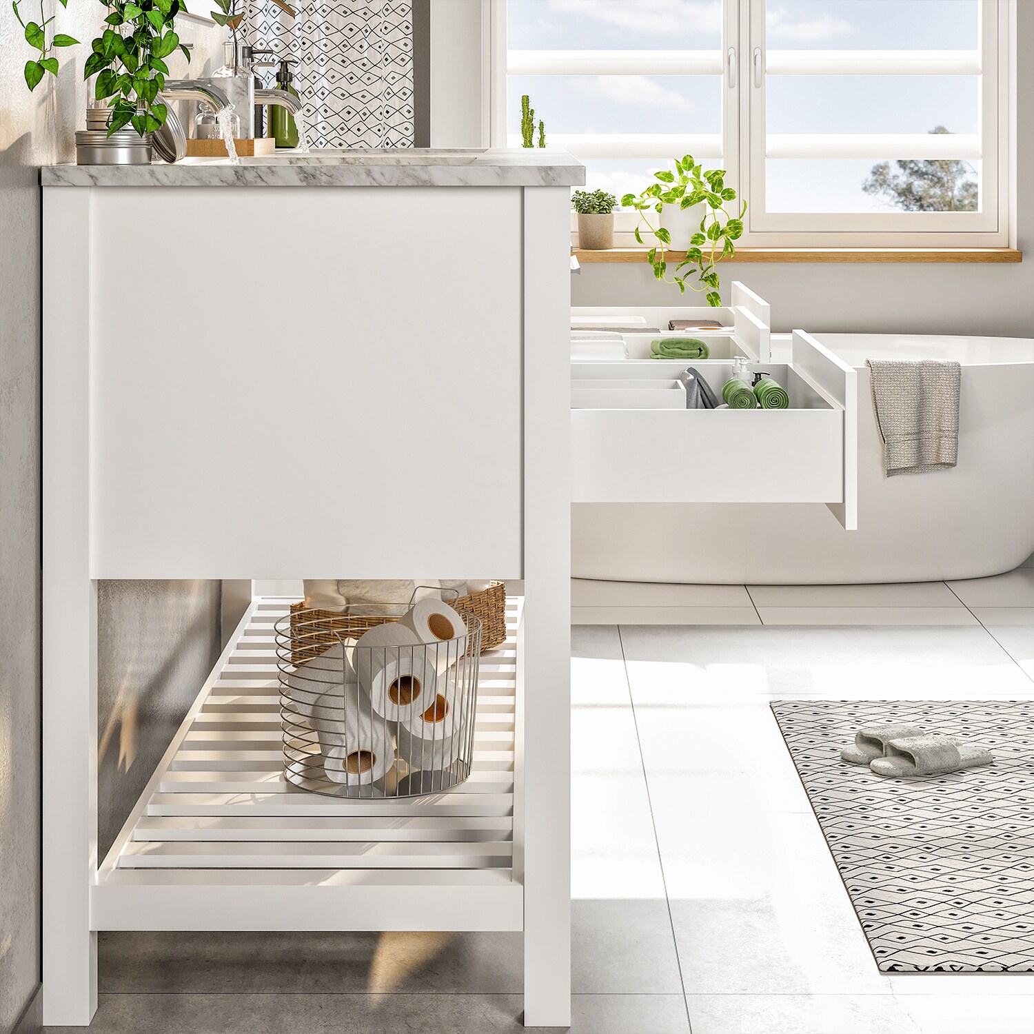 Eviva EVVN512-60WH Bath-Vanity-Combo - View #7