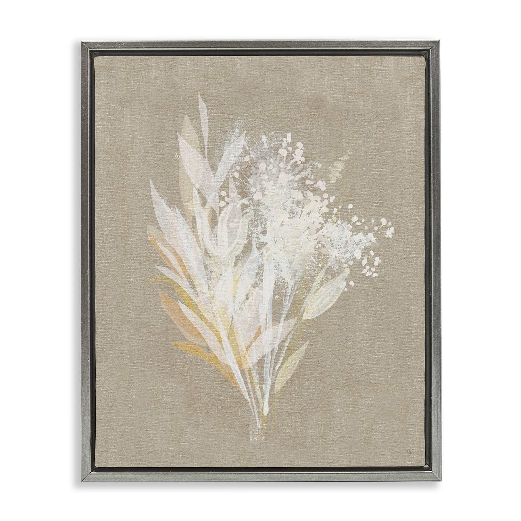 Stupell Industries BS-174-FFL-16X20 Natural Herb Impression Floating Frame design by Susan Jill