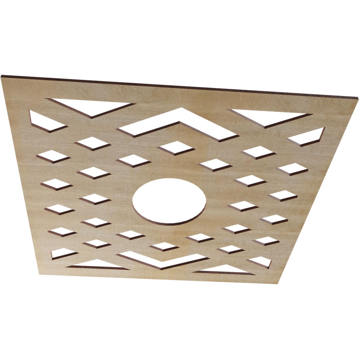 Ekena Millwork CMWP22X22X0375CHHI Ceiling-Medallions - View #2