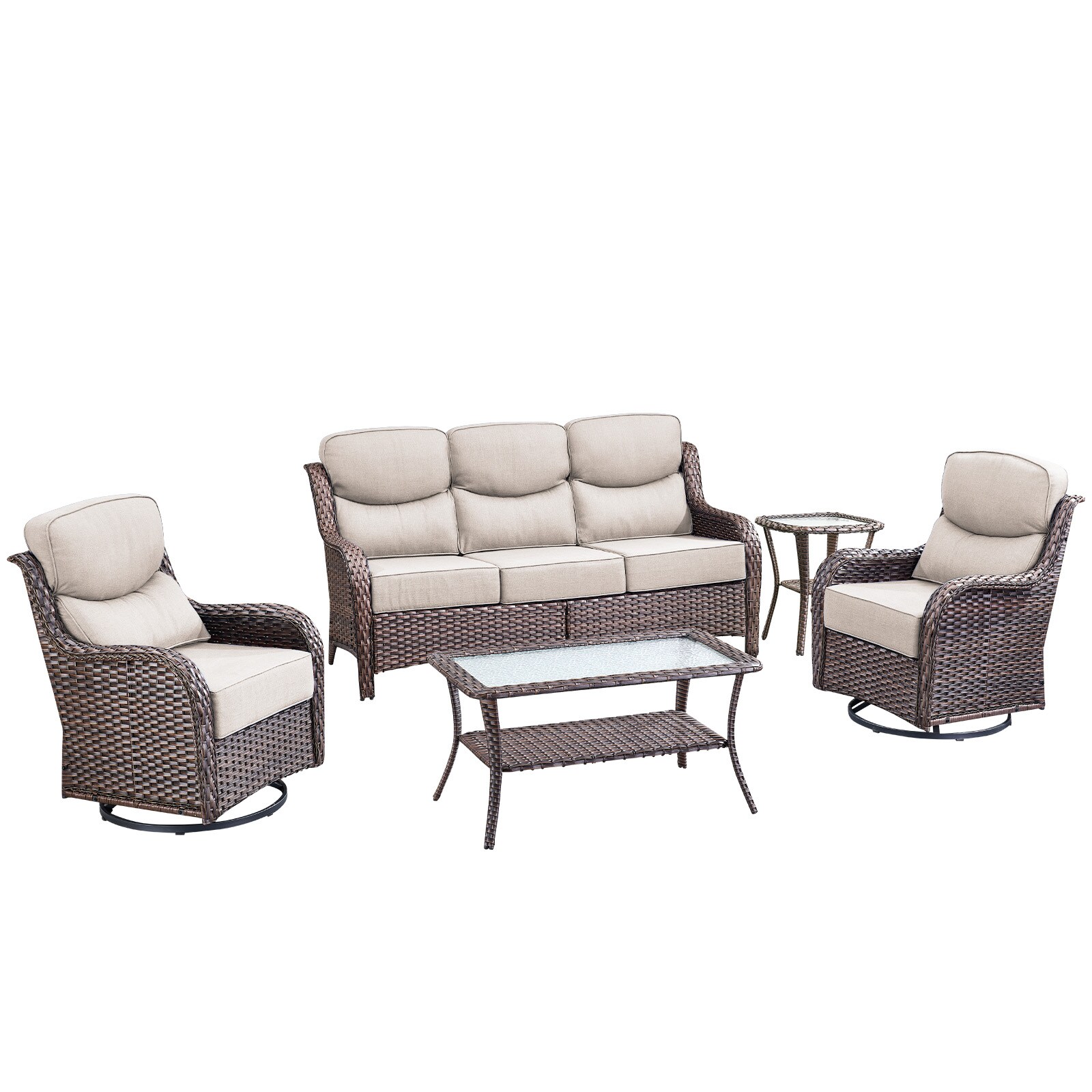 Pocassy PJ-JHXL1335-2 Patio-Conversation-Sets - View #2