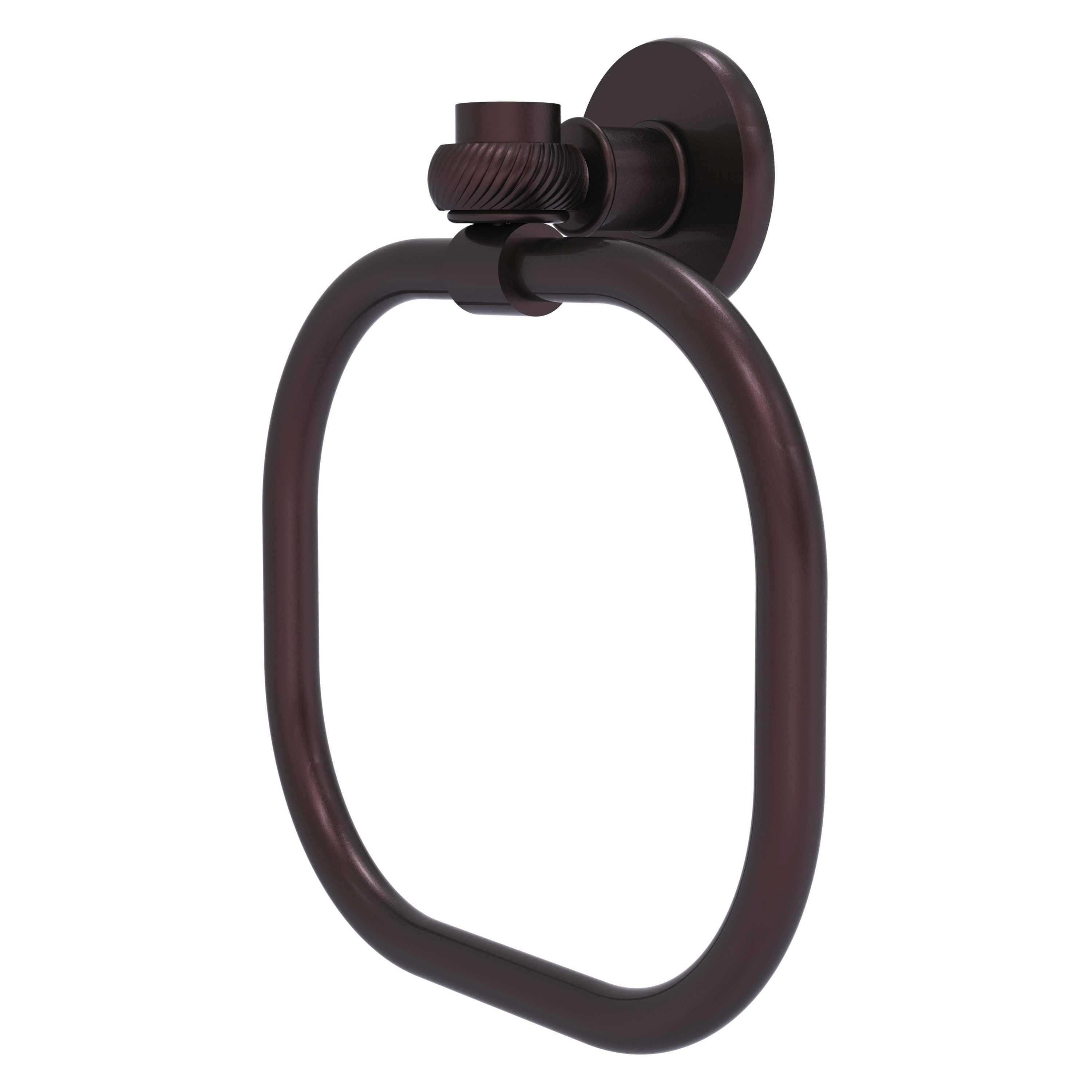 Allied Brass 2016T-ABZ Continental Antique Bronze Wall mount Single Towel Ring