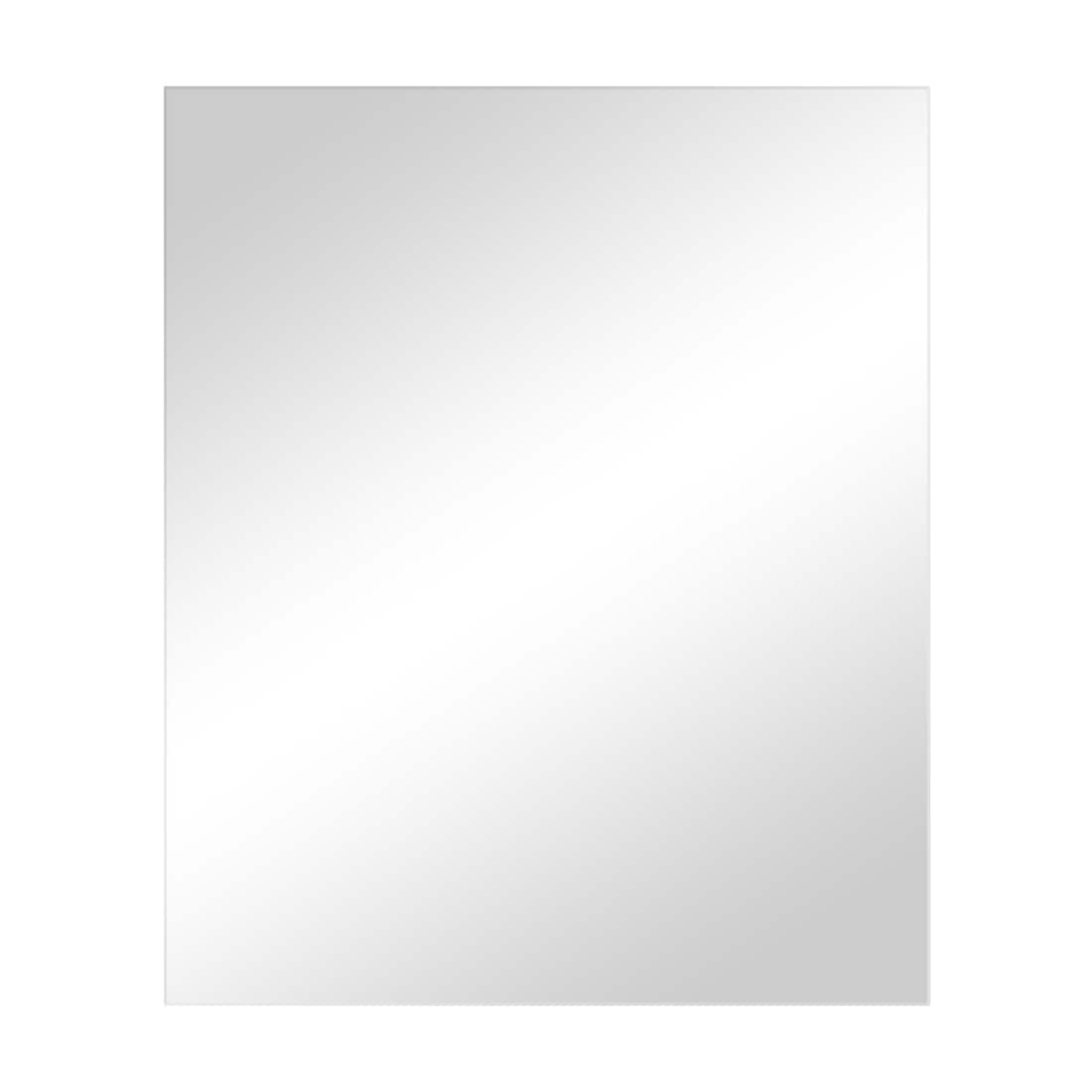 Project Source 66262 30-in W x 36.0-in H Rectangle Silver Polished Frameless Wall Mirror