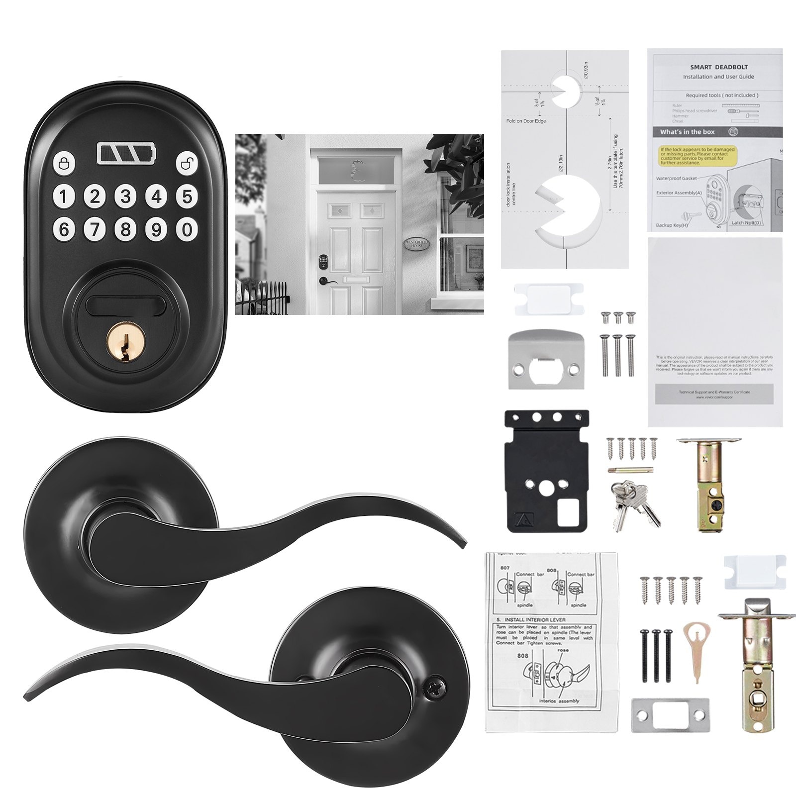 GIVIMO LW108GIVSS2561 Electronic-Door-Locks - View #9