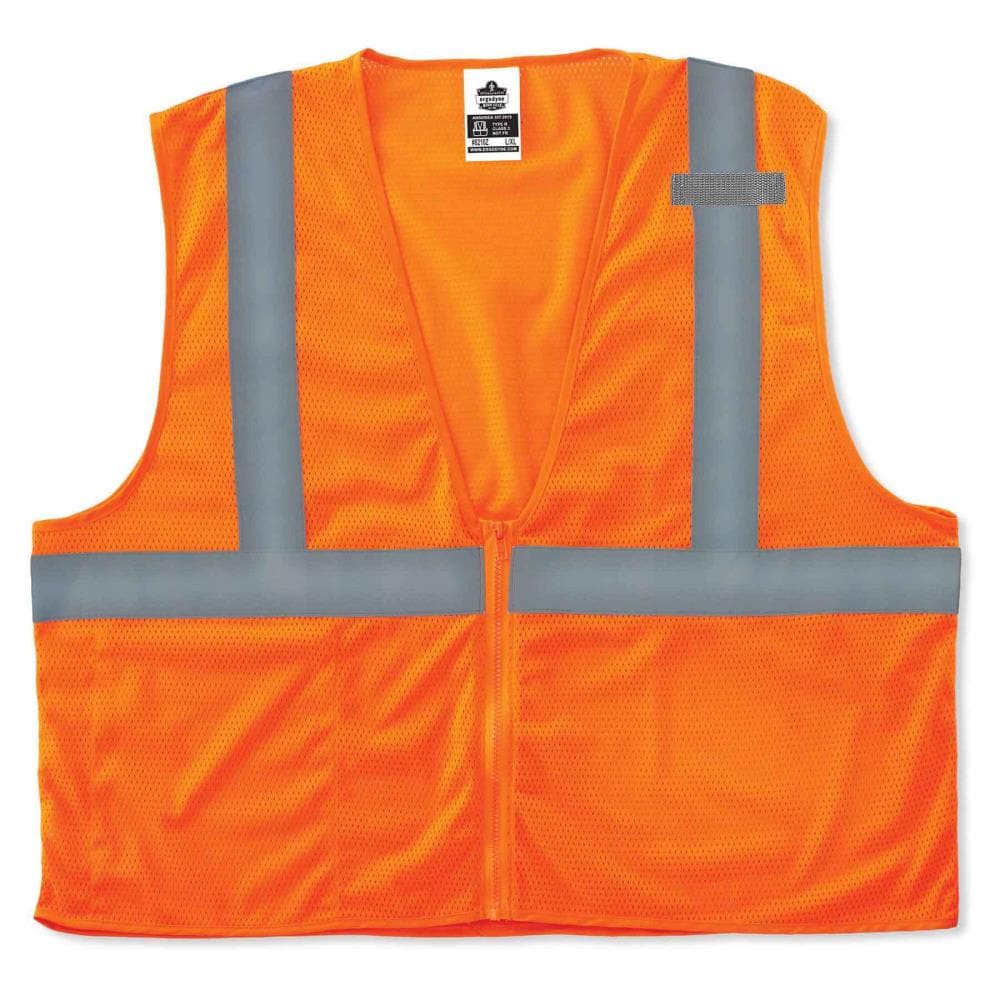 GloWear Orange Polyester High Visibility (Ansi Compliant) Enhanced ...
