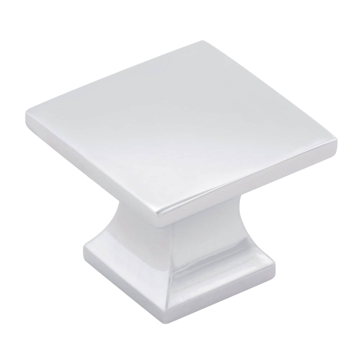 Hickory Hardware P3028-CH Studio 1-1/4-in Chrome Square Transitional Cabinet Knob