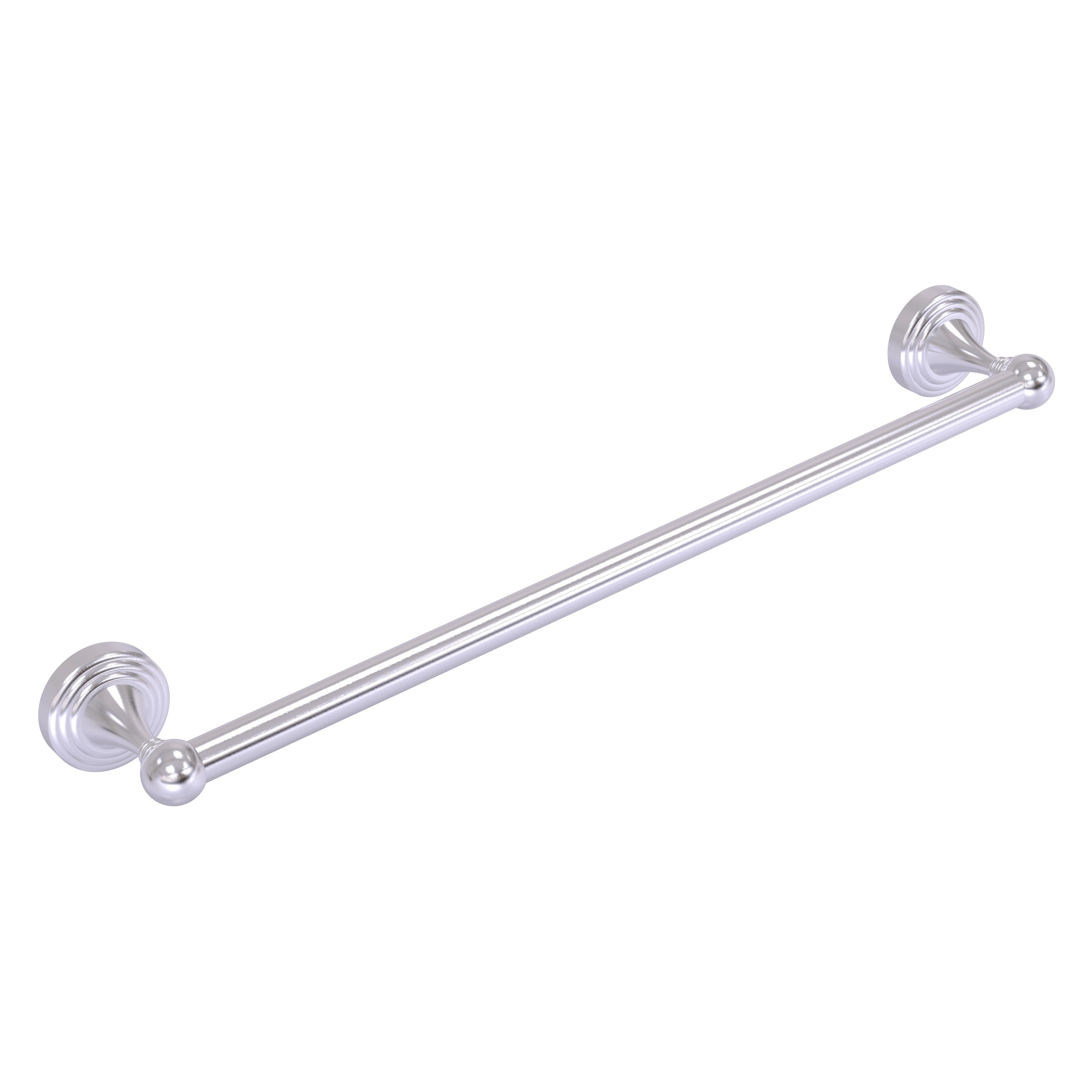 Allied Brass SG-41/30-SCH Sag Harbor 30-in Satin Chrome Wall mount Single Towel Bar