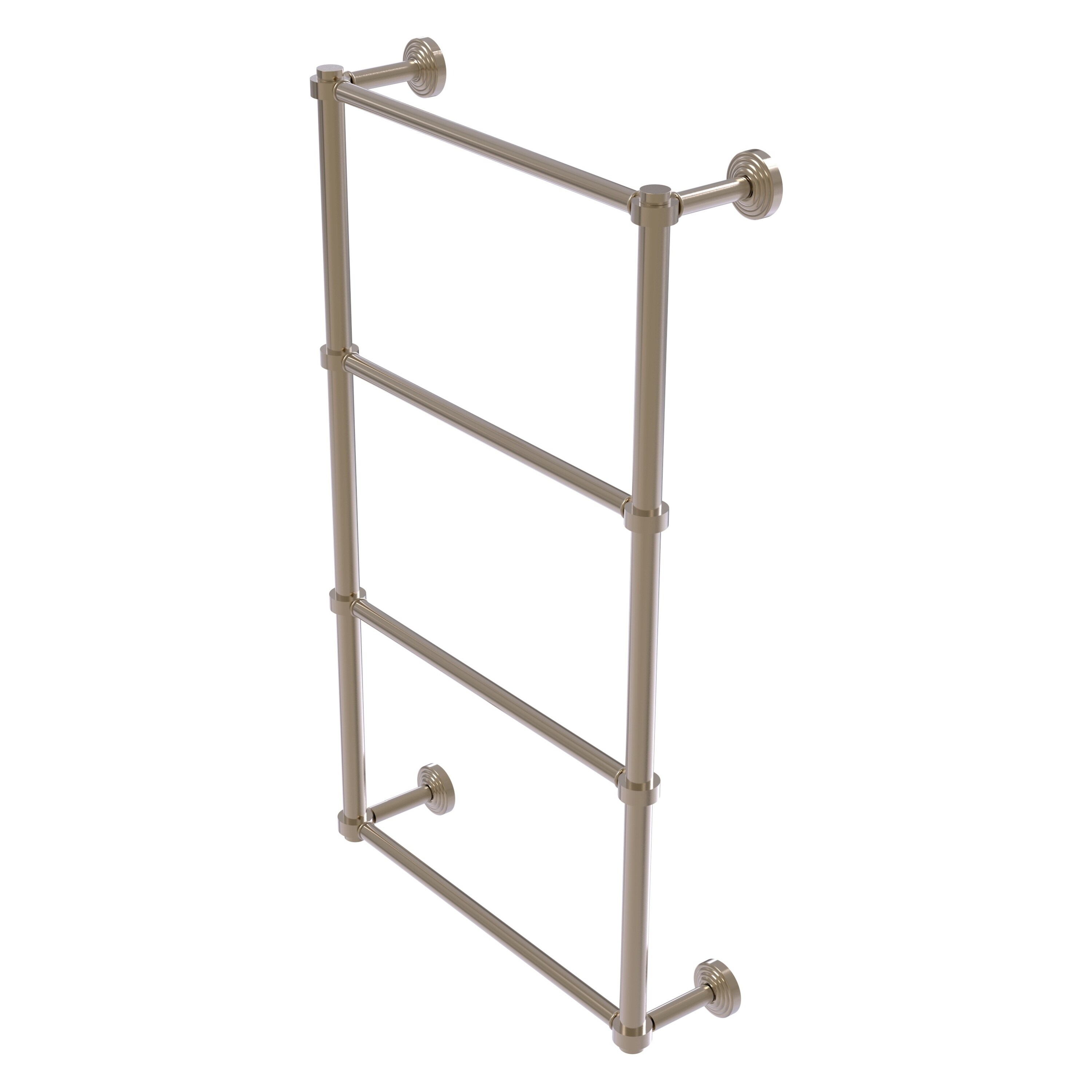 Allied Brass WP-28-30-PEW Waverly Place 30-in double Antique Pewter Wall mount 4-tier Towel Bar