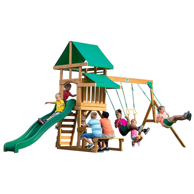 Wood Playsets Swing Sets, Wooden Swing Set Instructions