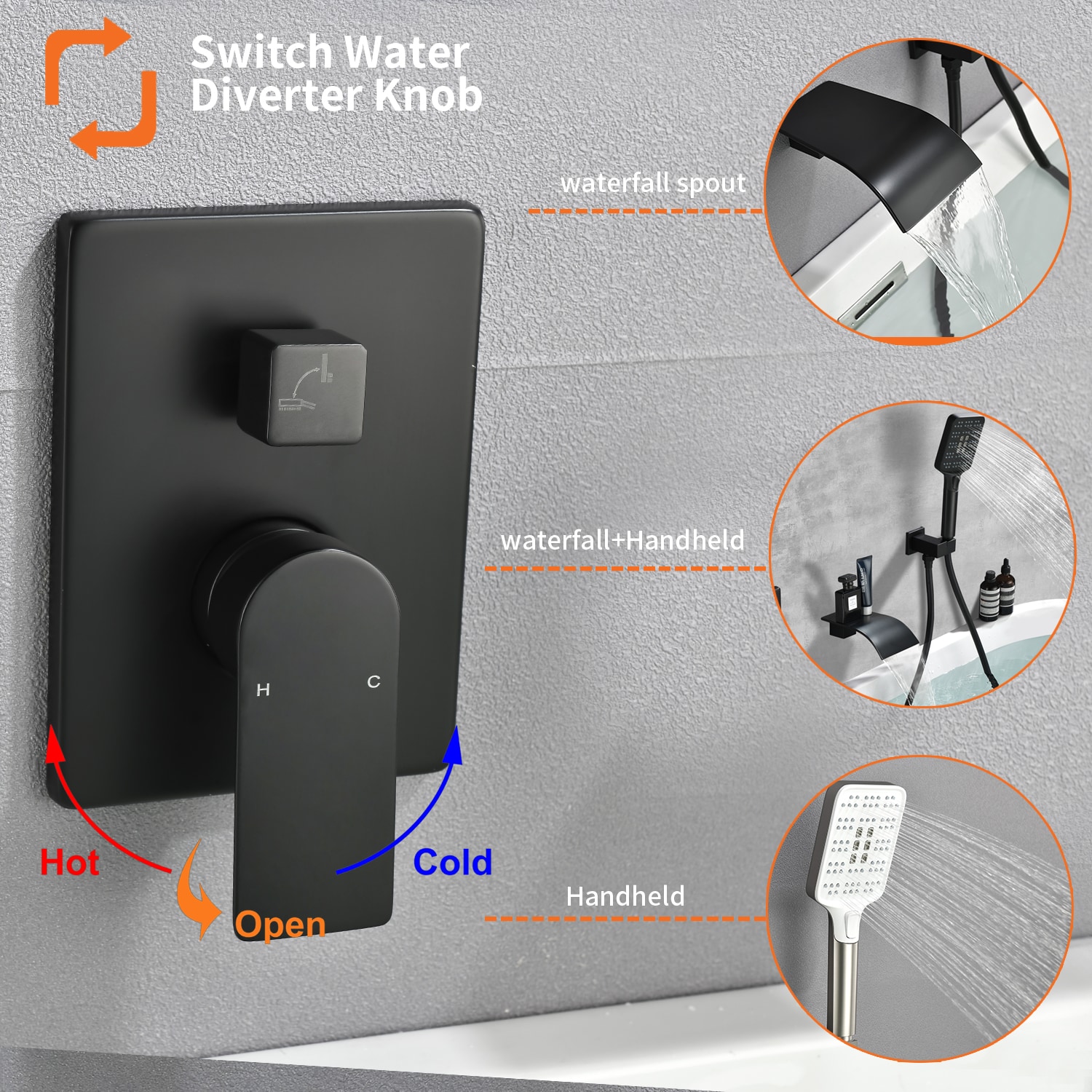 Dimakai DKBR1257A008618 Tub-Shower-Combo - View #6