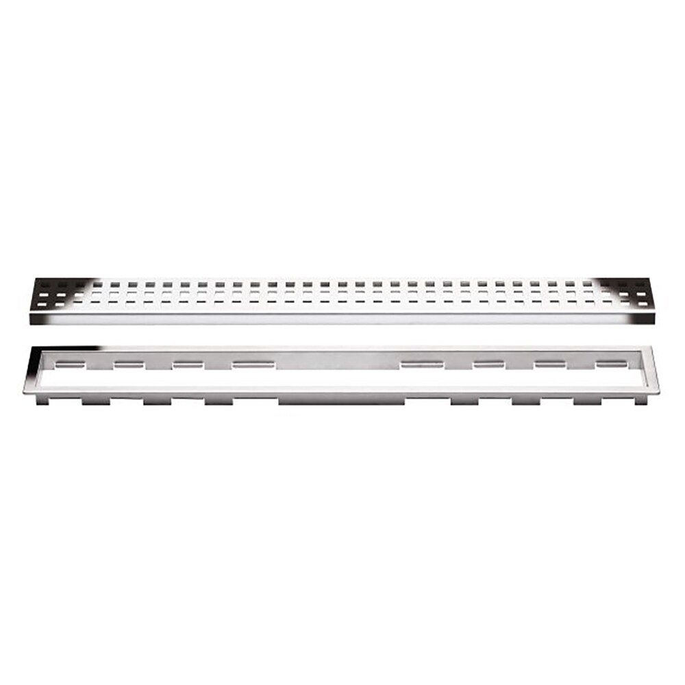Schluter Systems KL1B19EP90 Kerdi-Line Chrome Rectangle Grate