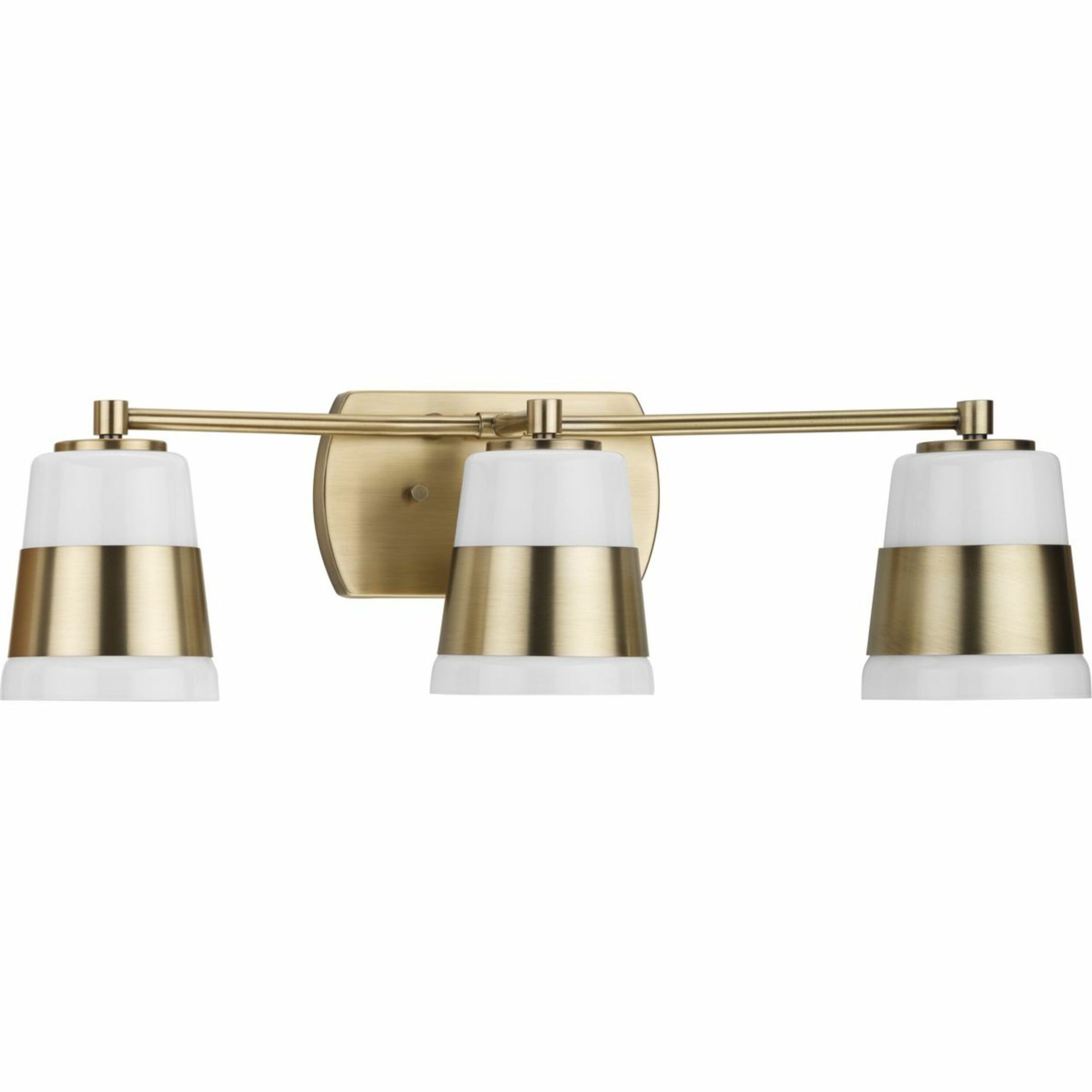 Progress Lighting P300444-163 Haven 24-in 3 -Light Brass Modern/contemporary Vanity light