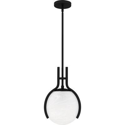 Acclaim Lighting Salem Matte Black Modern/Contemporary Seeded Glass Lantern Pendant Light Acclaim Lighting Salem Matte Black Modern/Contemporary Seeded Glass Lantern Pendant Light